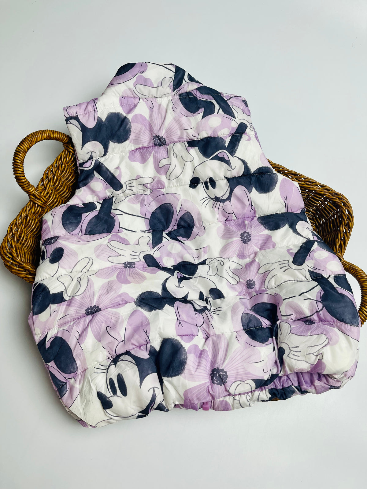 Disney Minnie Mouse Floral Puffer Vest | Girls