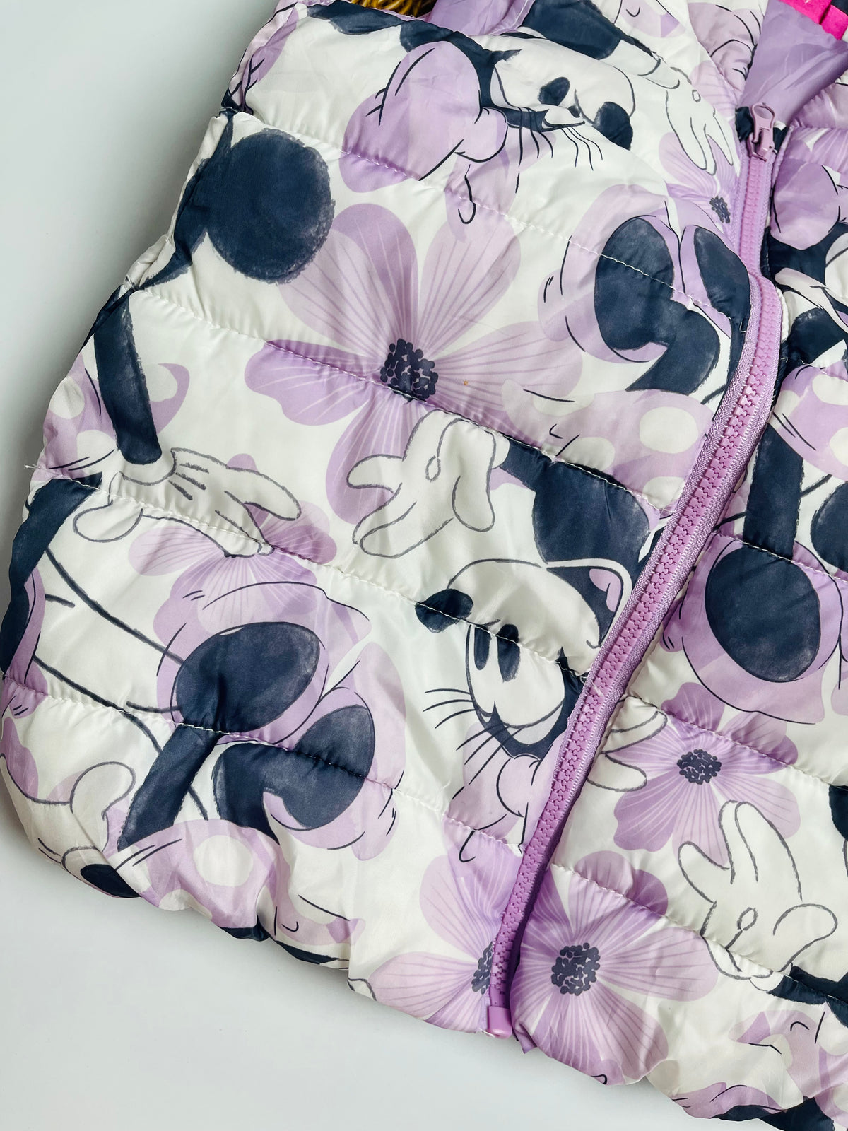 Disney Minnie Mouse Floral Puffer Vest | Girls