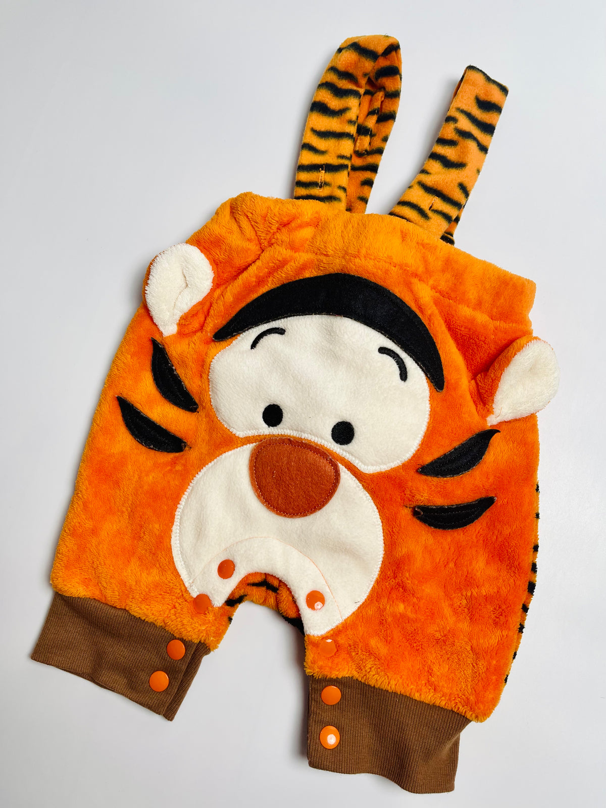Disney - Tigger Fuzzy Overall Romper 🐯🧡