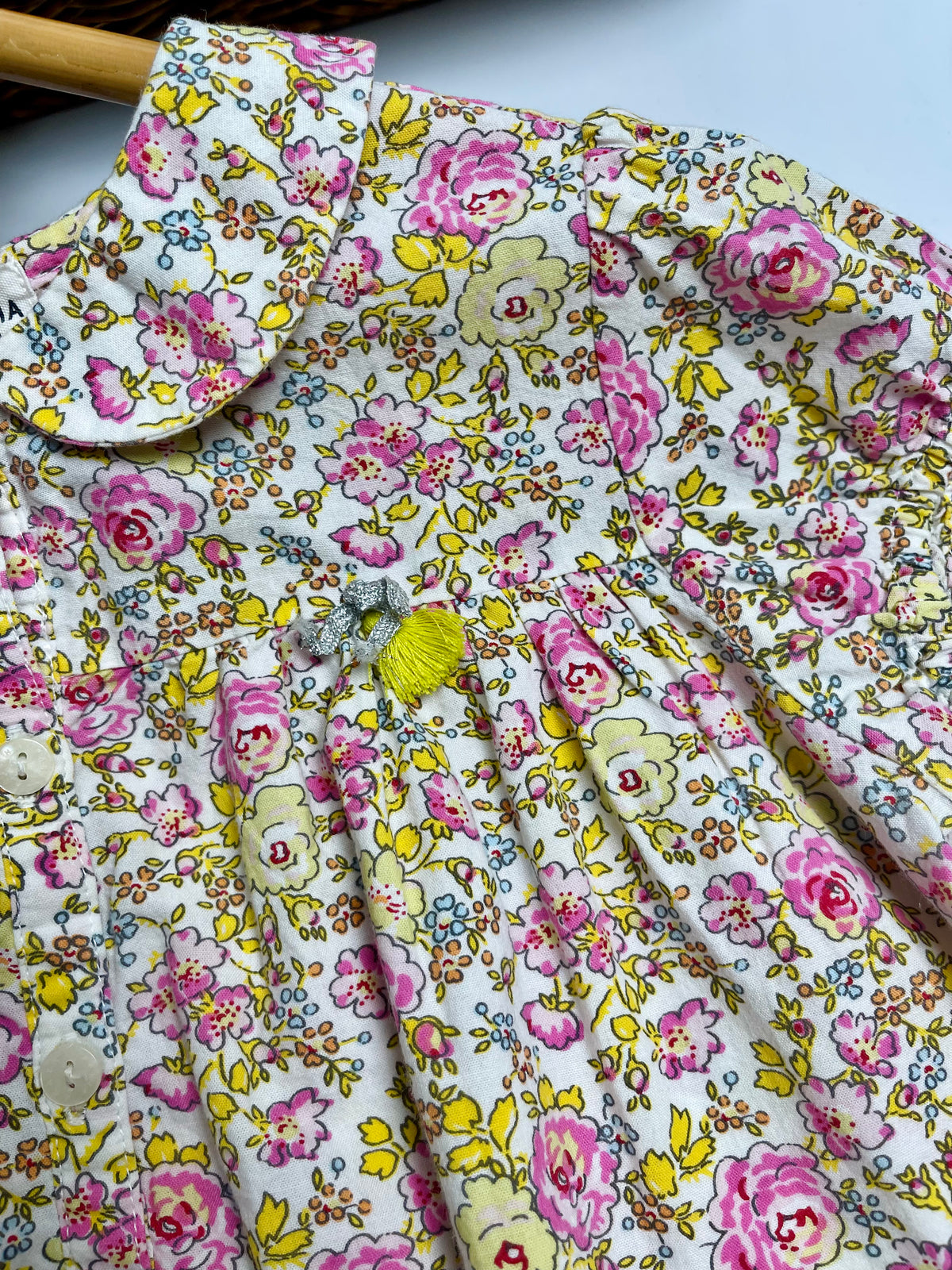 Agatha Paris Floral Peter Pan Collar Blouse | Girls