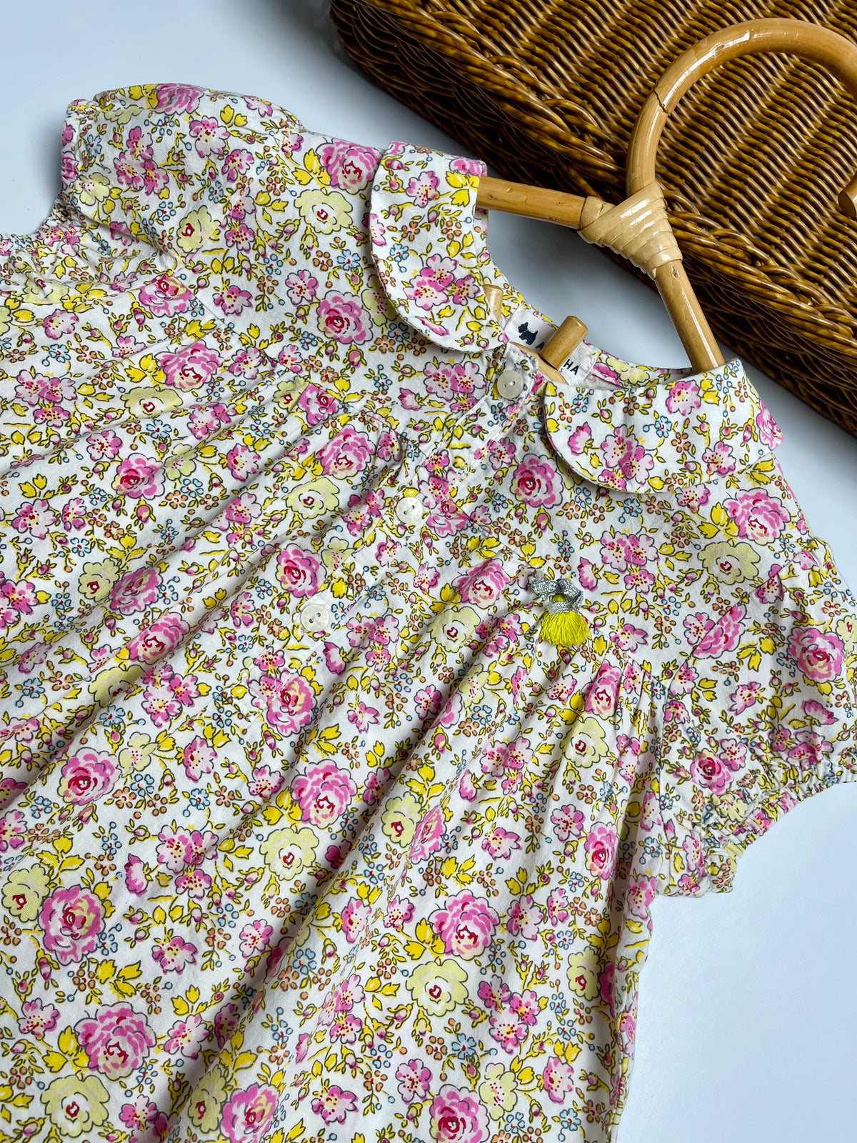Agatha Paris Floral Peter Pan Collar Blouse | Girls