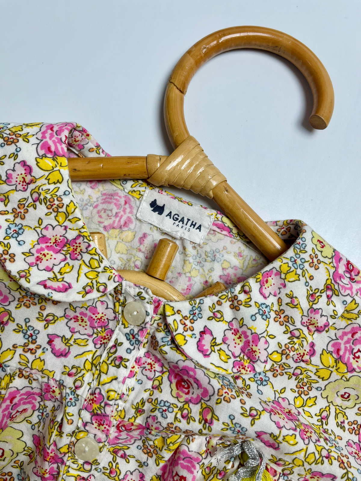 Agatha Paris Floral Peter Pan Collar Blouse | Girls