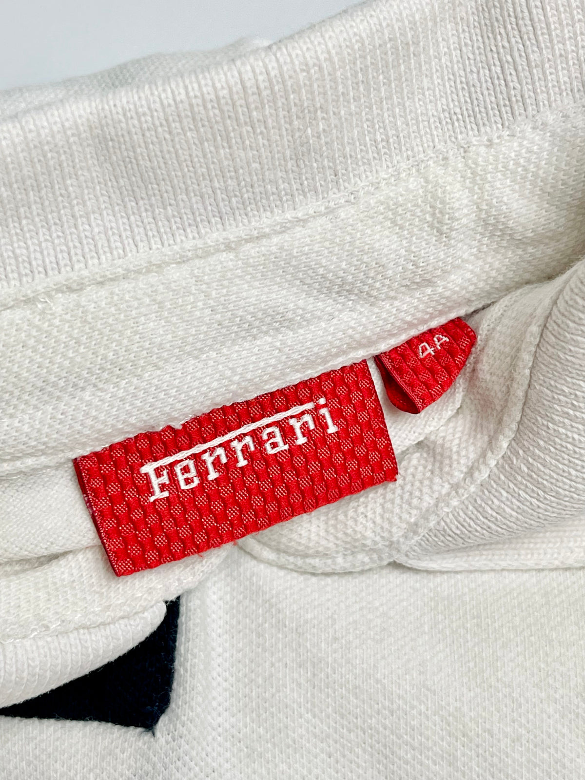 Ferrari White, Red & Navy Polo Shirt | Boys