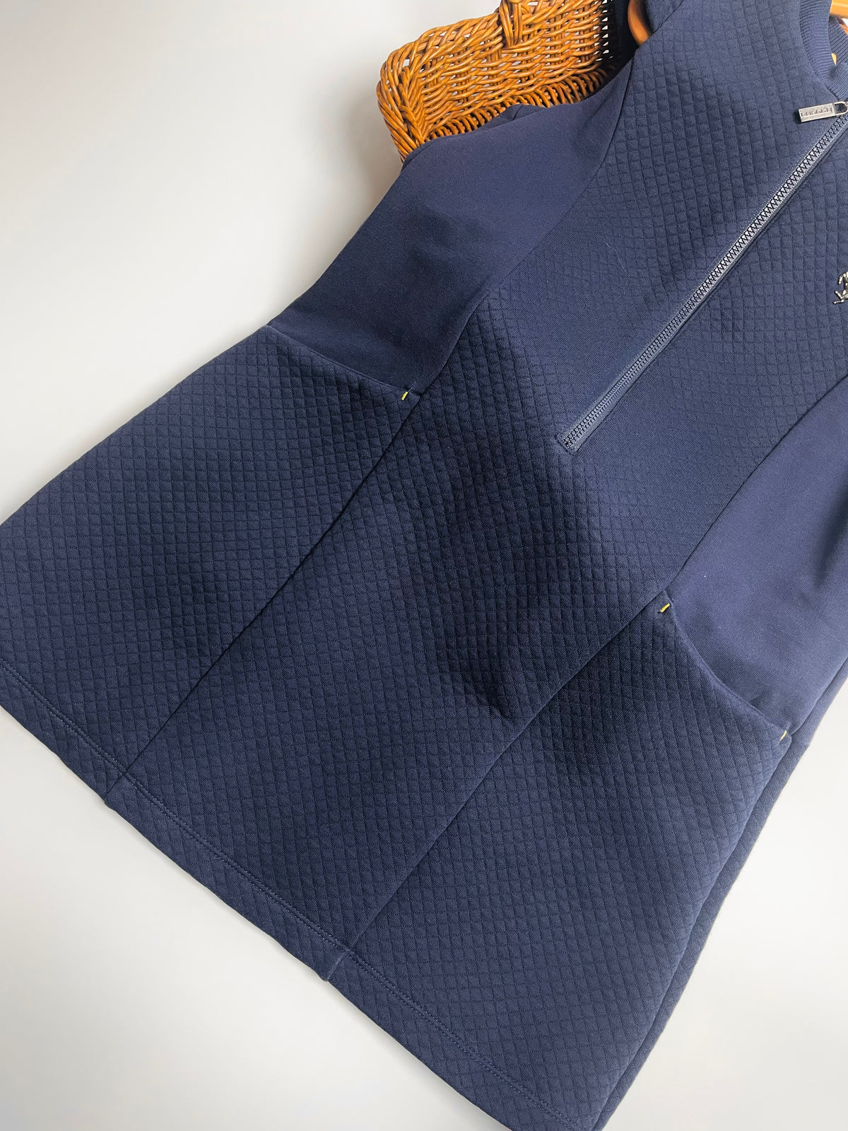 Ferrari Navy Quilted Polo Dress | Girls