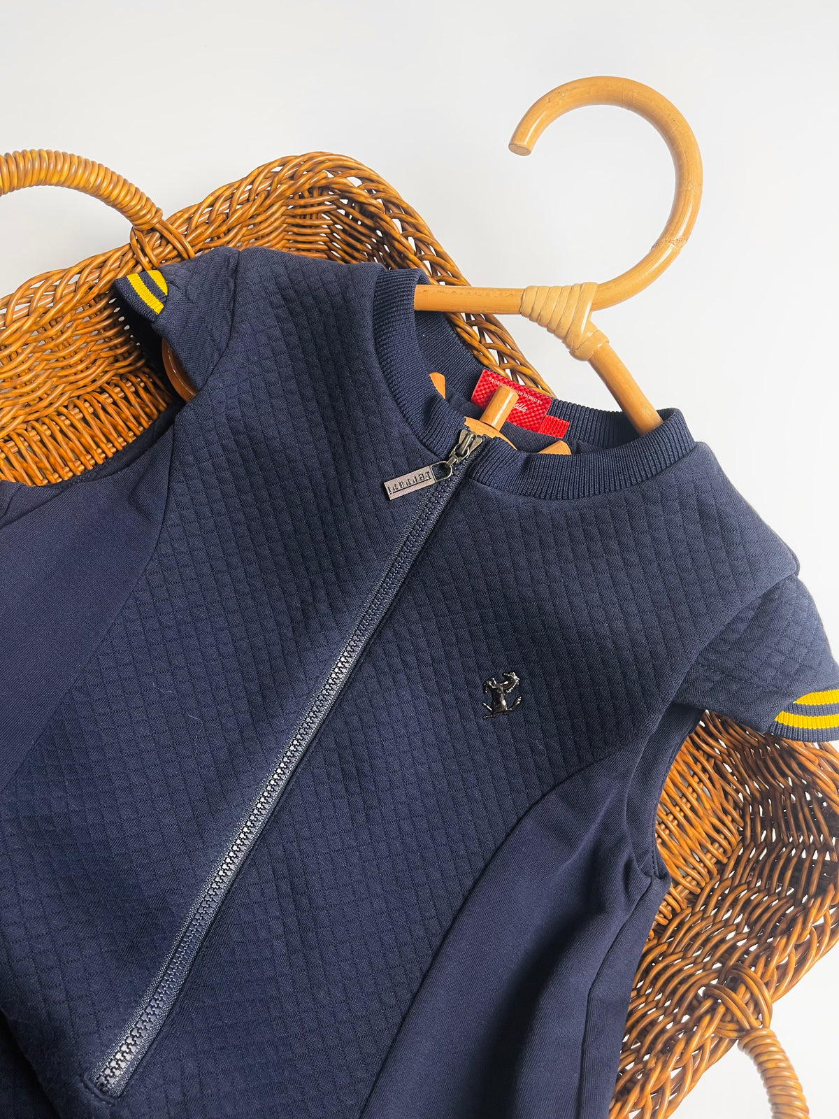 Ferrari Navy Quilted Polo Dress | Girls