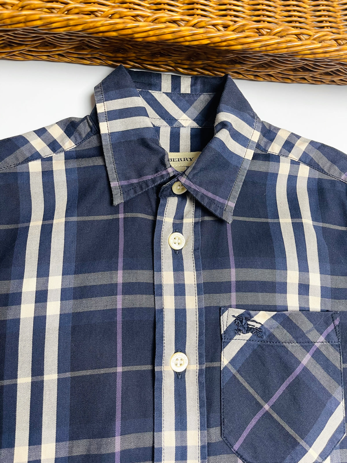 Burberry Kids Vintage Check Long-Sleeve Cotton Shirt