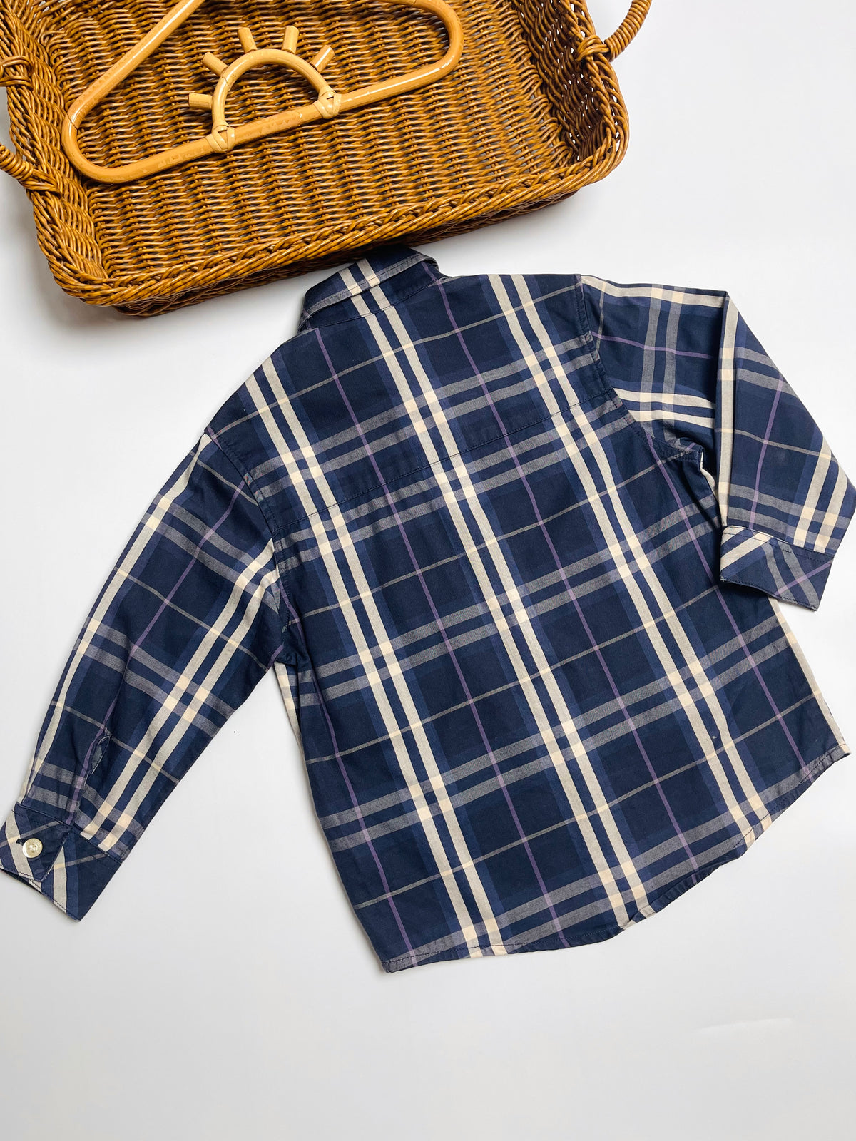Burberry Kids Vintage Check Long-Sleeve Cotton Shirt
