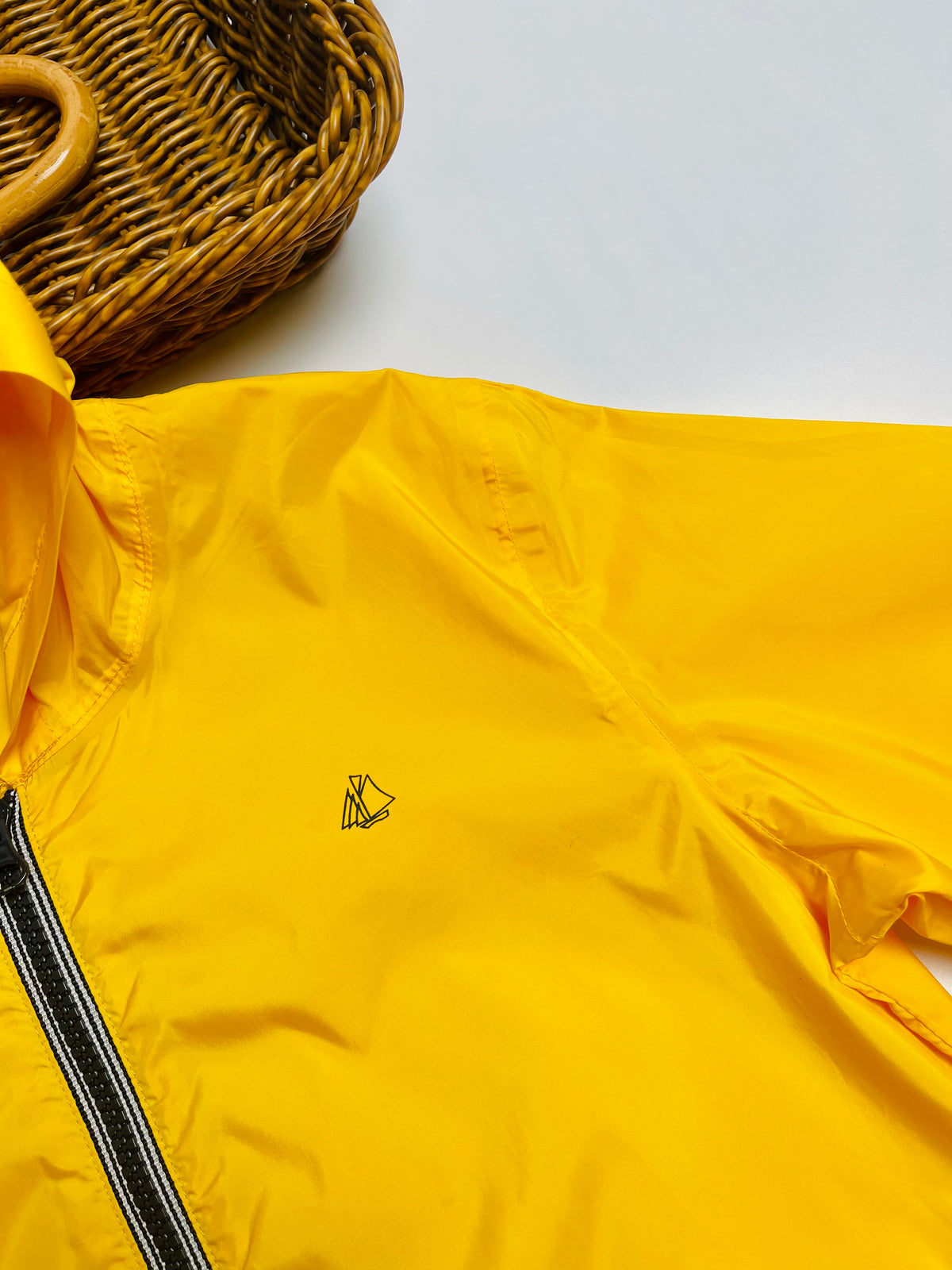 Petit Bateau Yellow Hooded Windbreaker Jacket | Kids