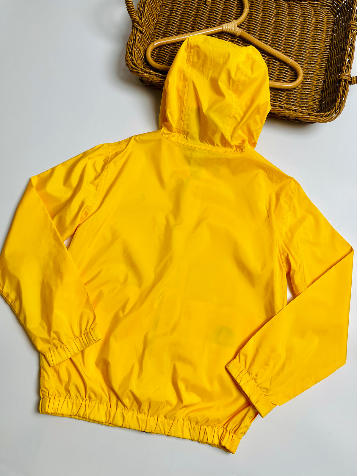 Petit Bateau Yellow Hooded Windbreaker Jacket | Kids