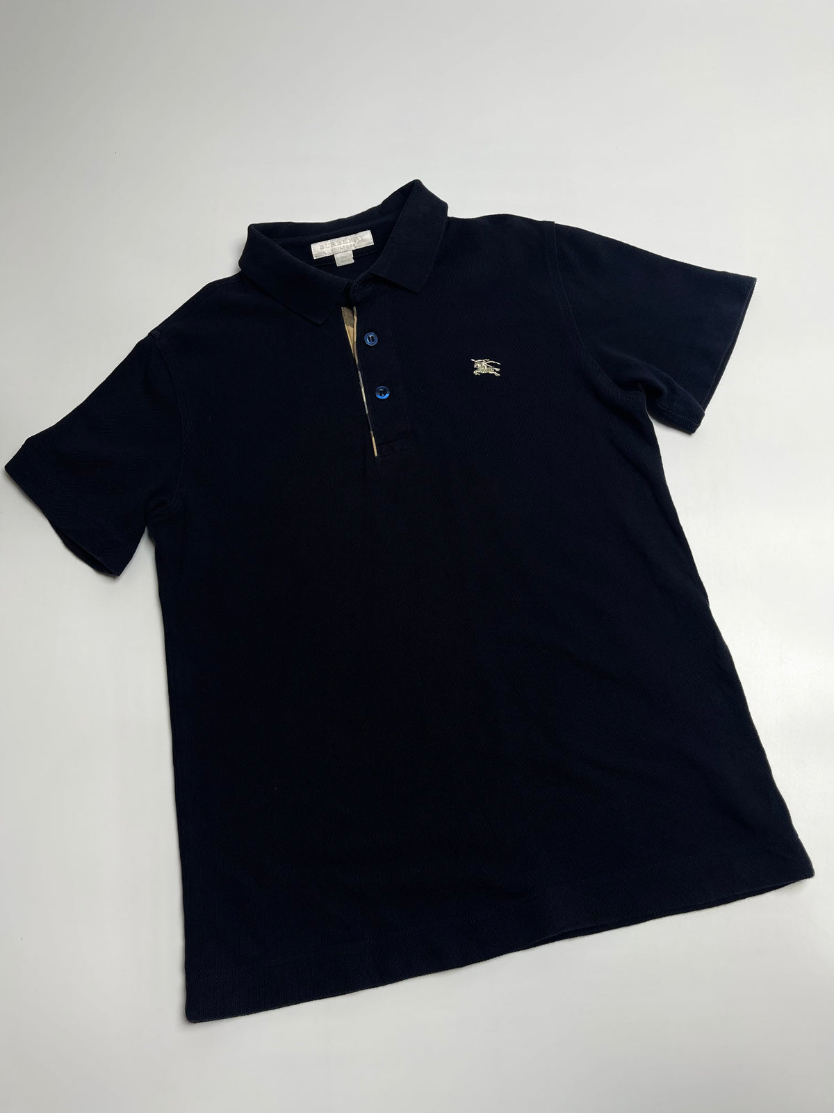 Burberry Kids Black Classic Polo Shirt | Boys