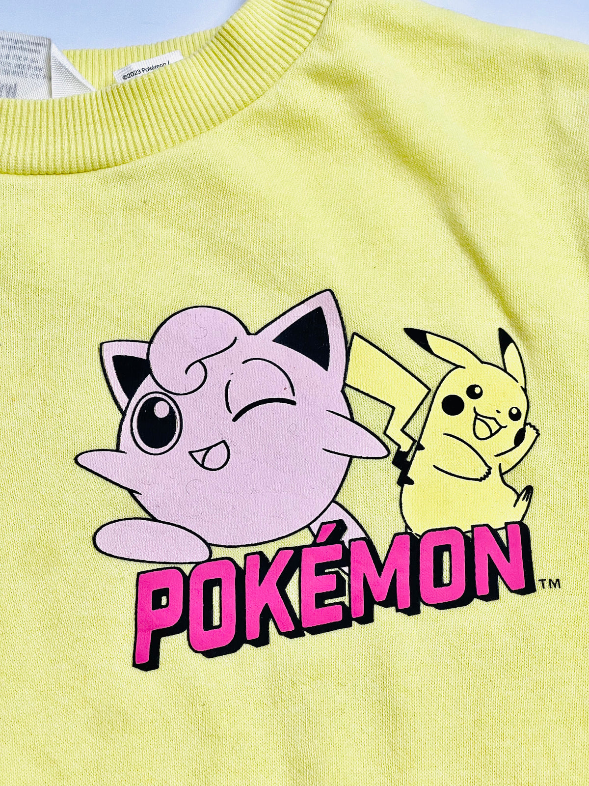 Pokémon Pikachu & Jigglypuff Sweatshirt – Yellow