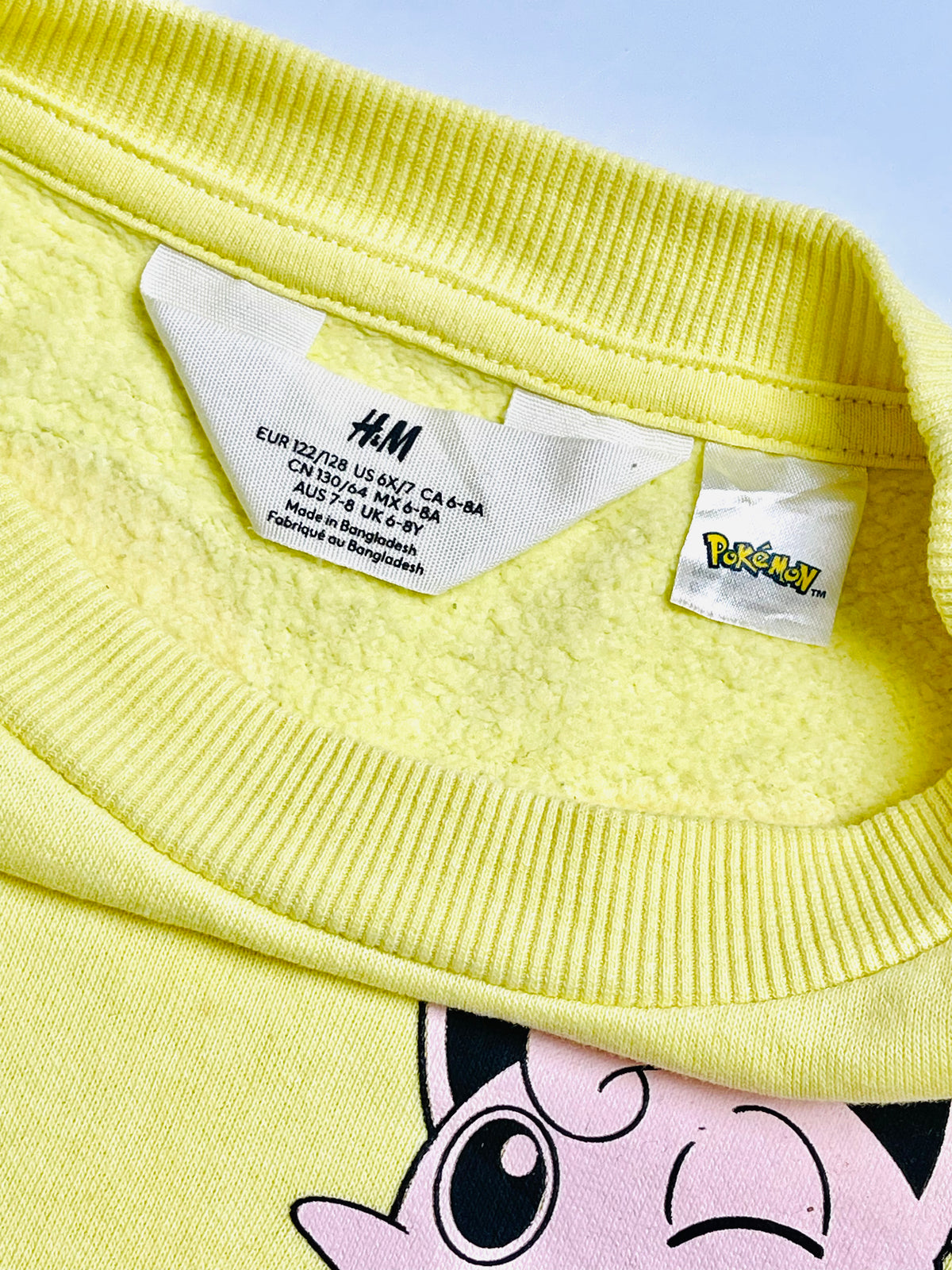 Pokémon Pikachu & Jigglypuff Sweatshirt – Yellow