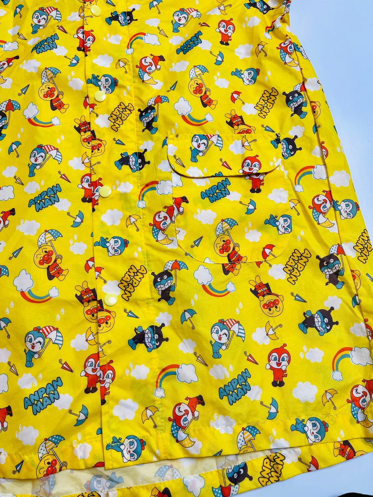 Anpanman Character Raincoat – Yellow