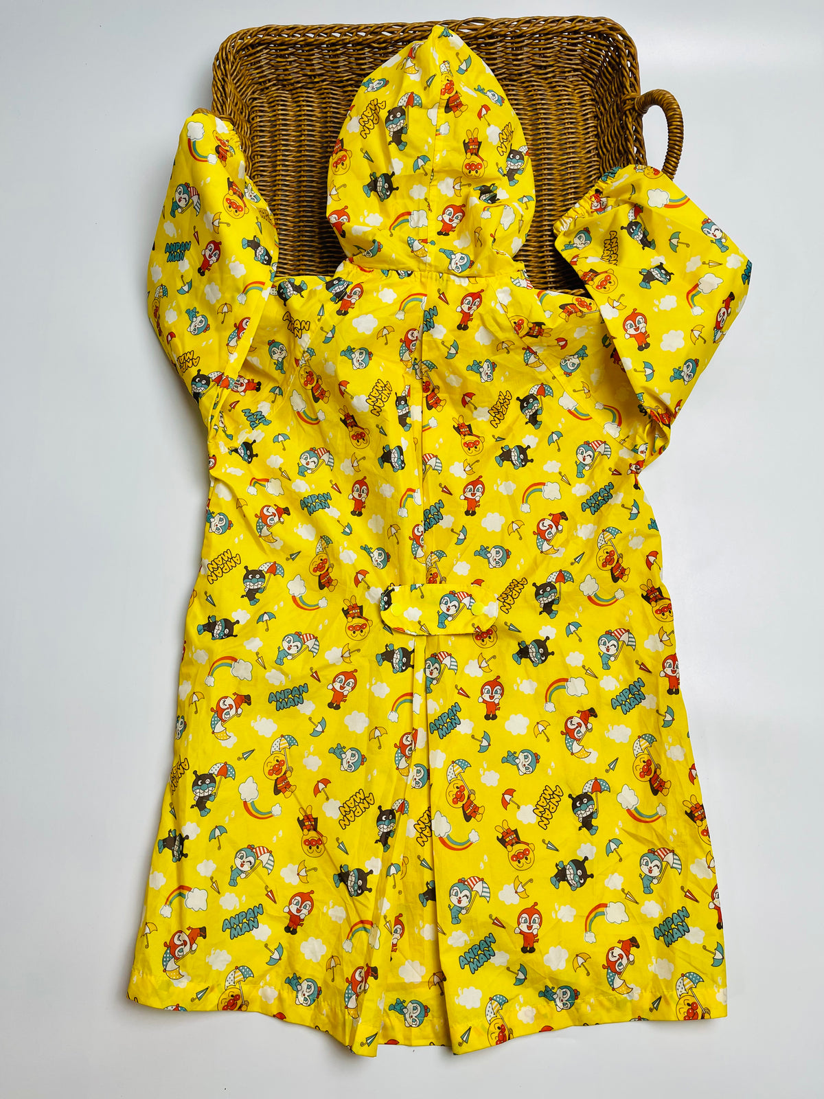 Anpanman Character Raincoat – Yellow
