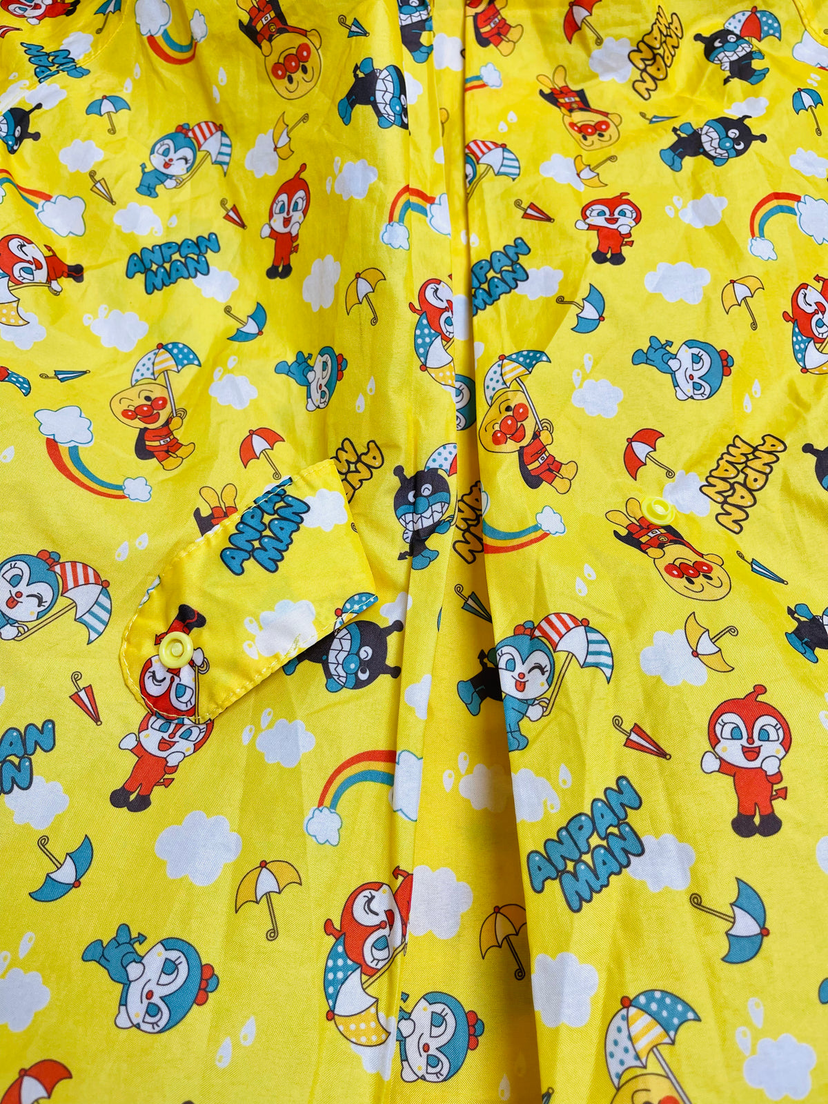 Anpanman Character Raincoat – Yellow