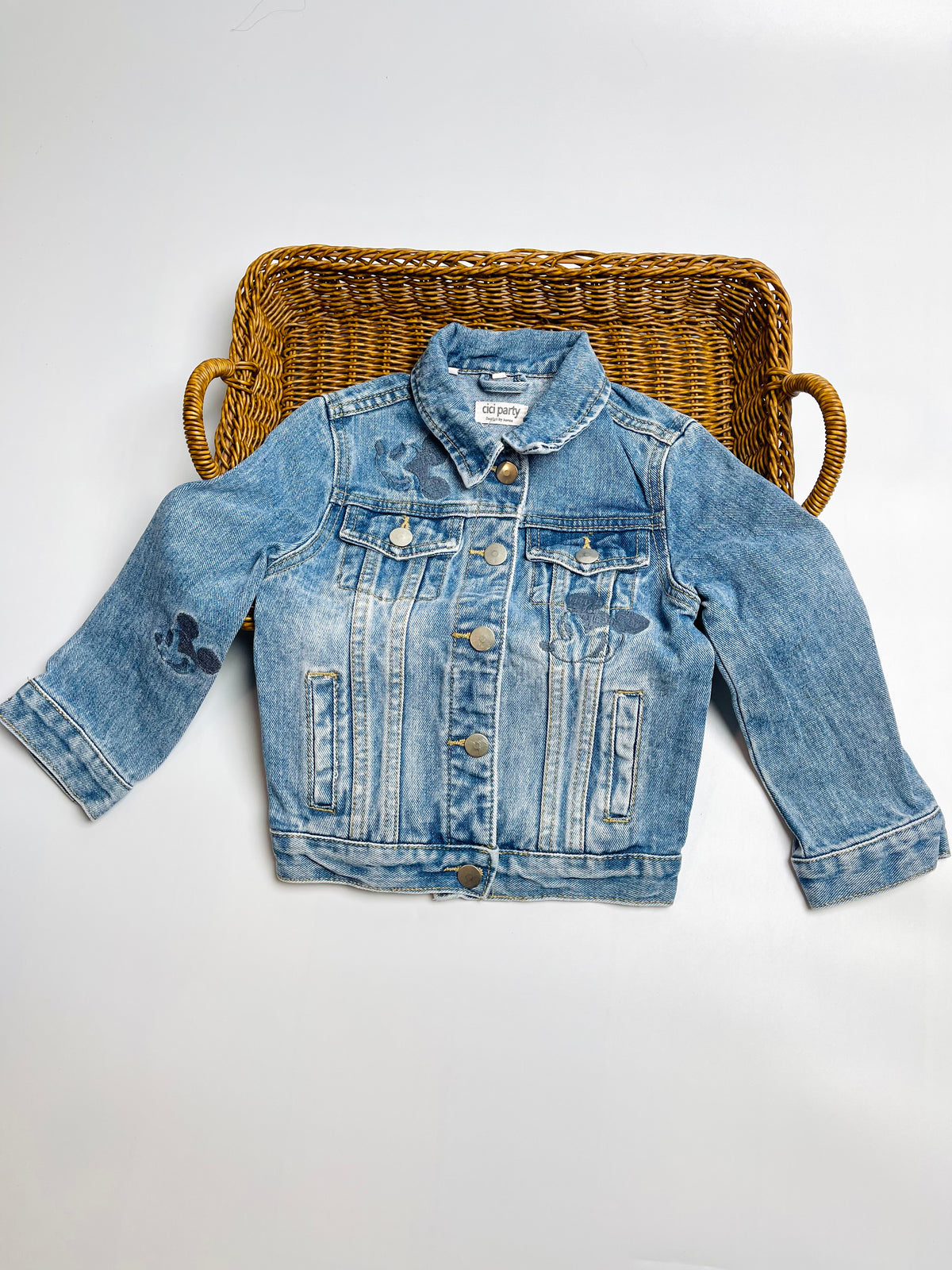 Cici Party Mickey Mouse Denim Jacket