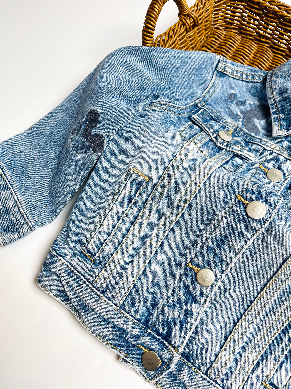 Cici Party Mickey Mouse Denim Jacket