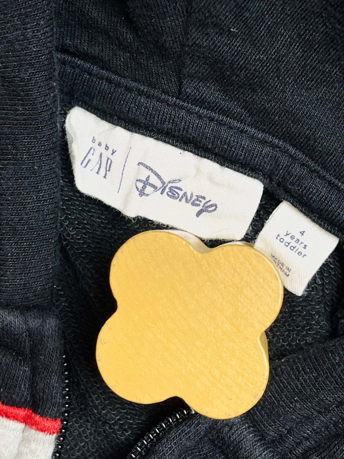 GAP x Disney Mickey Mouse Navy Zip-Up Hoodie | Kids