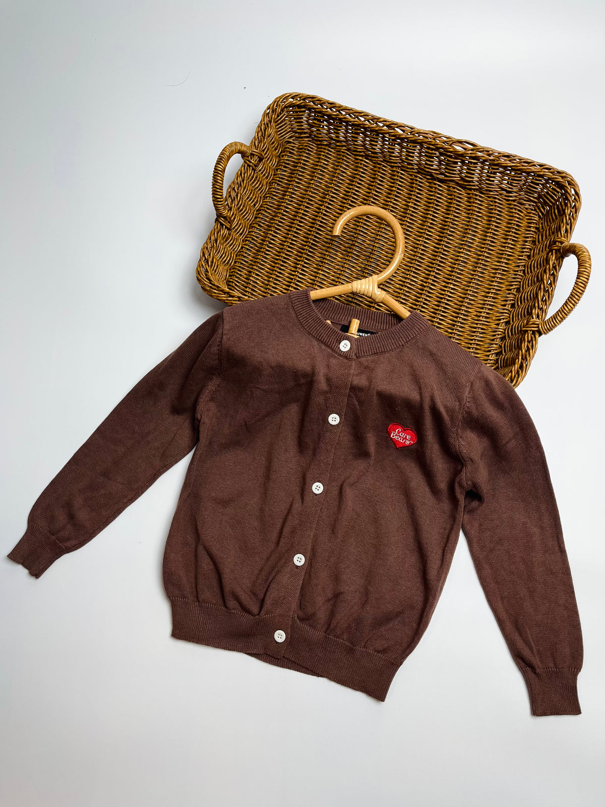 Care Bears Brown Knit Cardigan | Kids