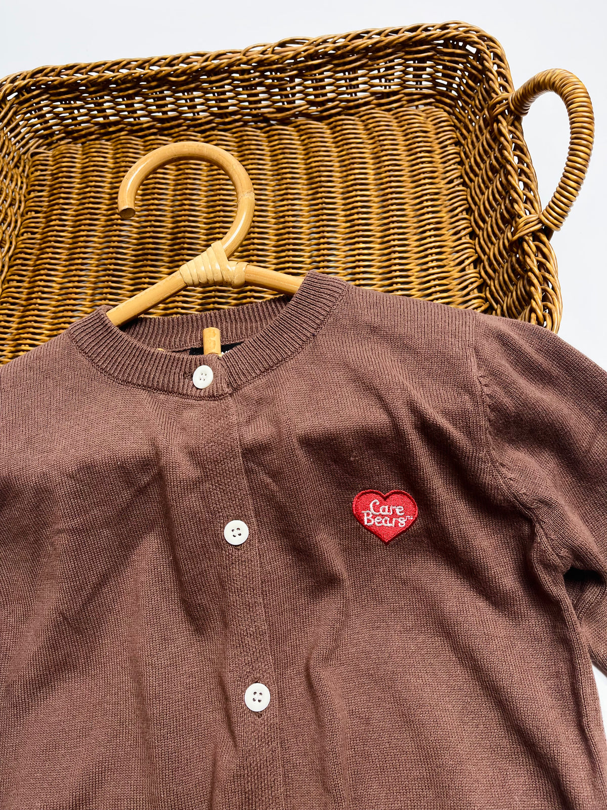 Care Bears Brown Knit Cardigan | Kids