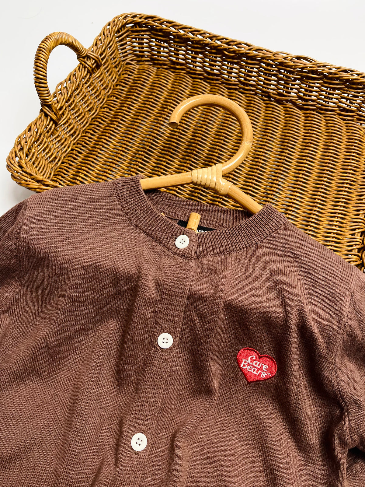 Care Bears Brown Knit Cardigan | Kids