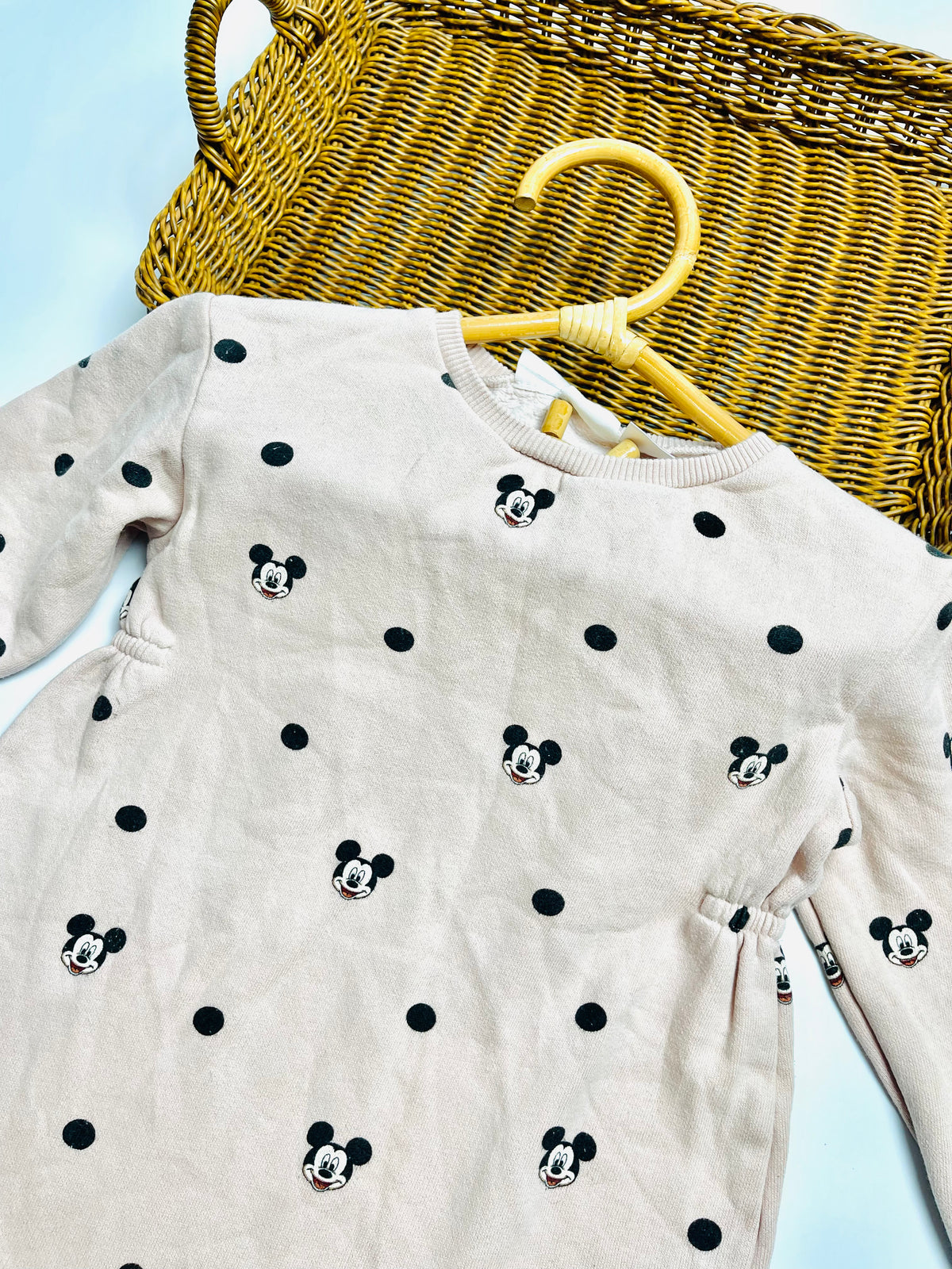 Mickey Mouse All-Over Print Sweatshirt Dress