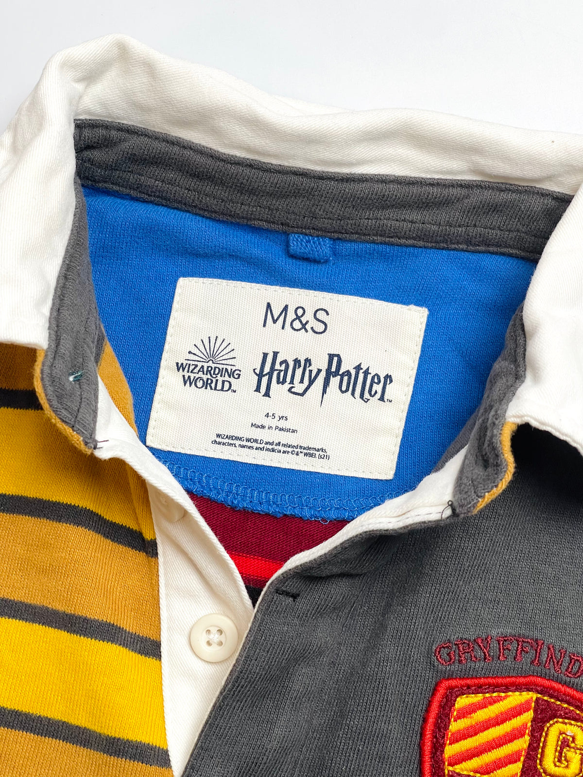Harry Potter Gryffindor Colorblock Rugby Shirt