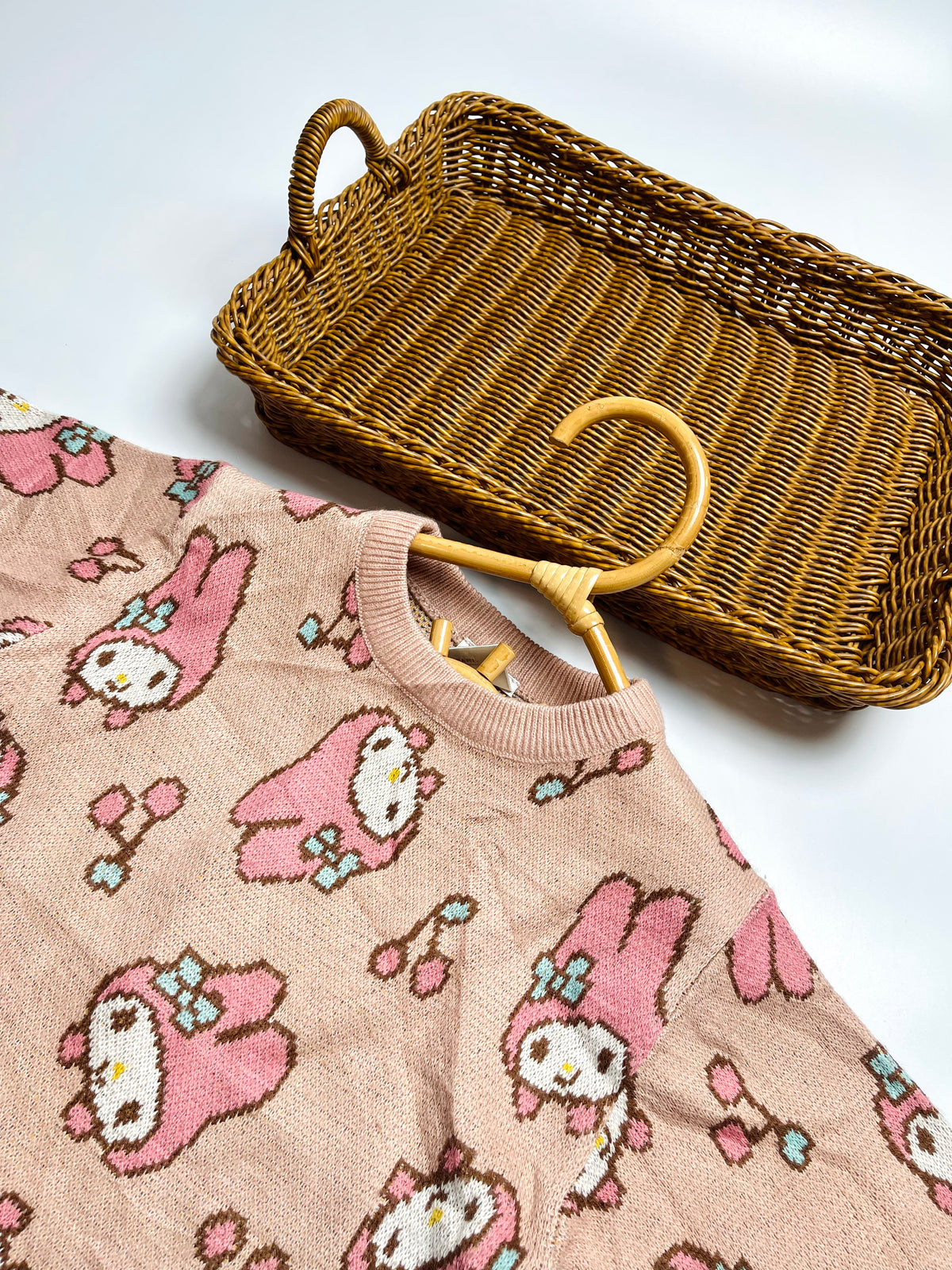 Sanrio Character Knit Romper – Dusty Pink