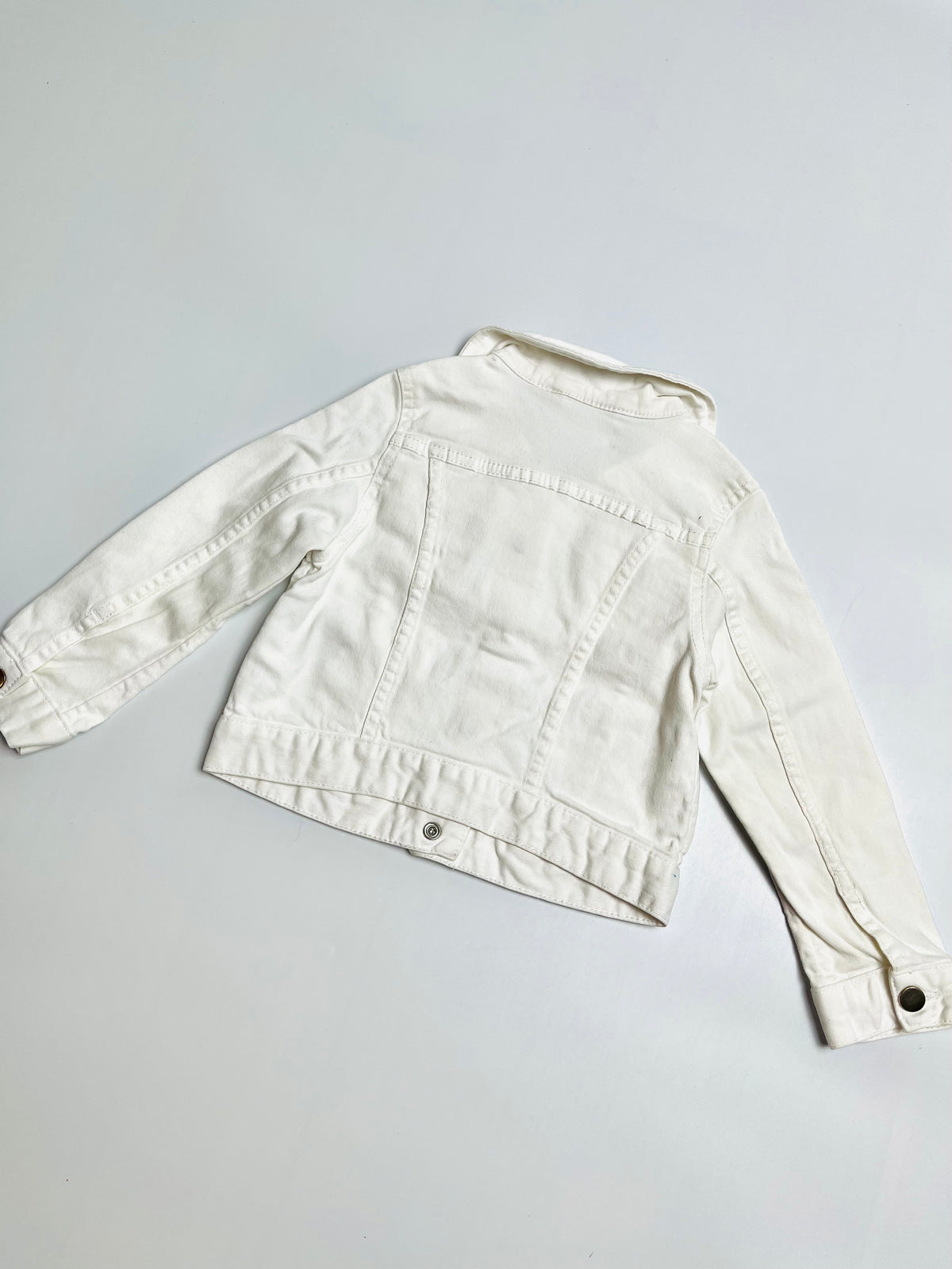 H&M Kids Classic White Denim Jacket