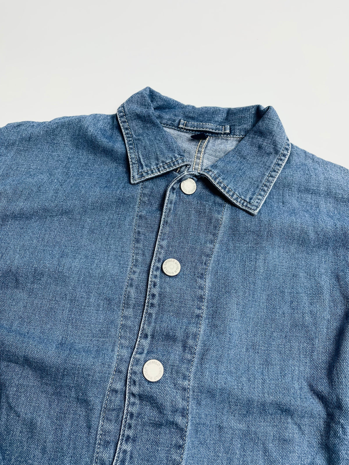 Uniqlo Kids Classic Blue Denim Utility Jacket