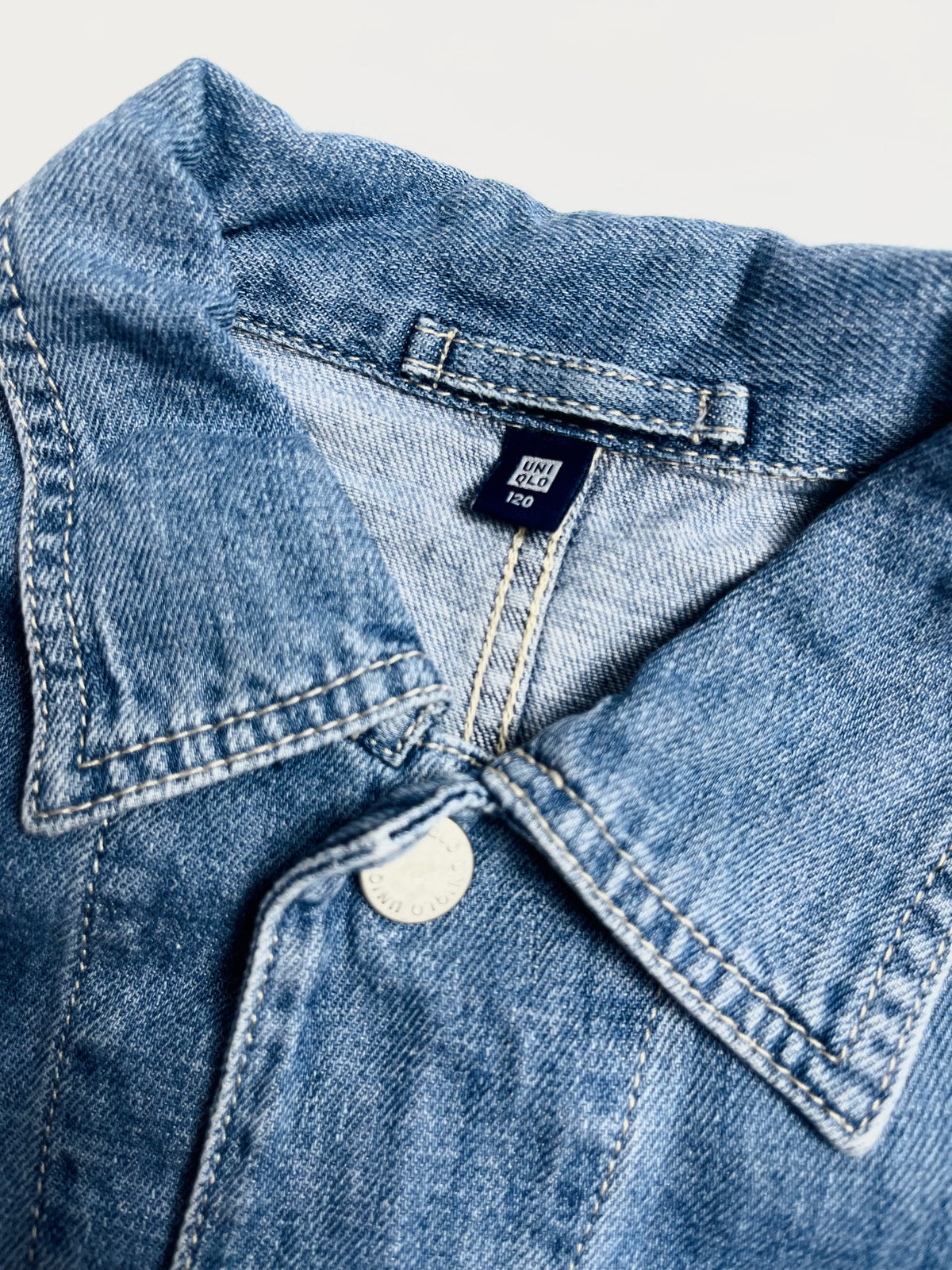 Uniqlo Kids Classic Blue Denim Utility Jacket