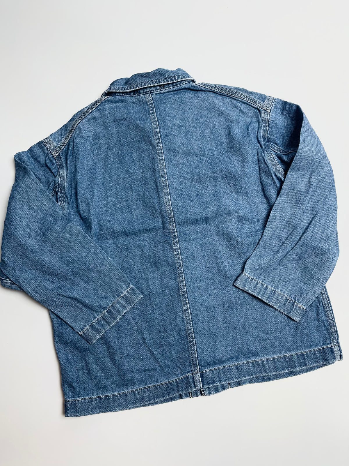 Uniqlo Kids Classic Blue Denim Utility Jacket