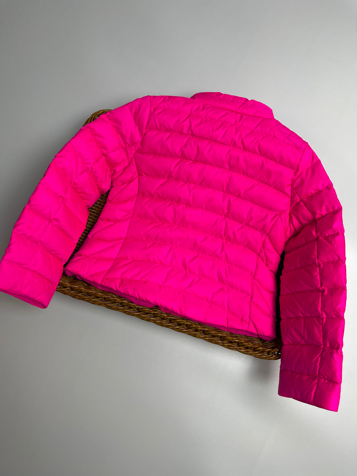 Ralph Lauren Bright Pink Quilted Puffer Jacket