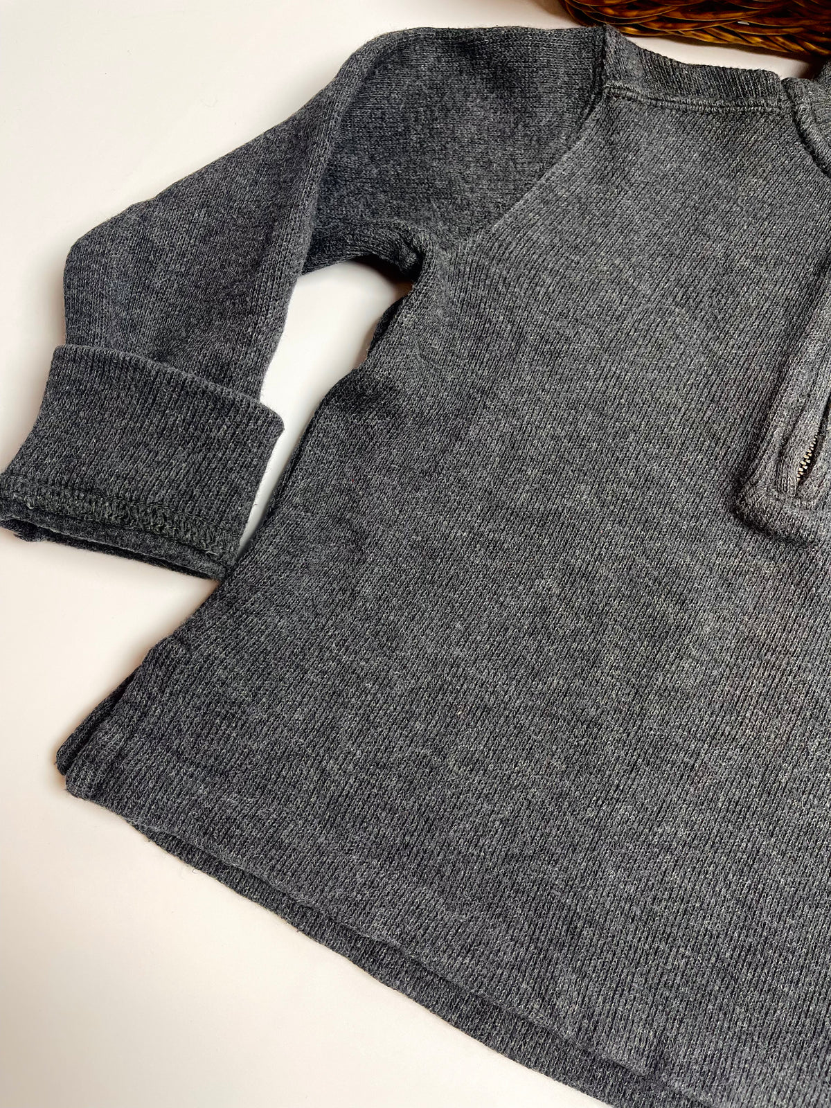 Polo Ralph Lauren Grey Quarter-Zip Pullover | Kids