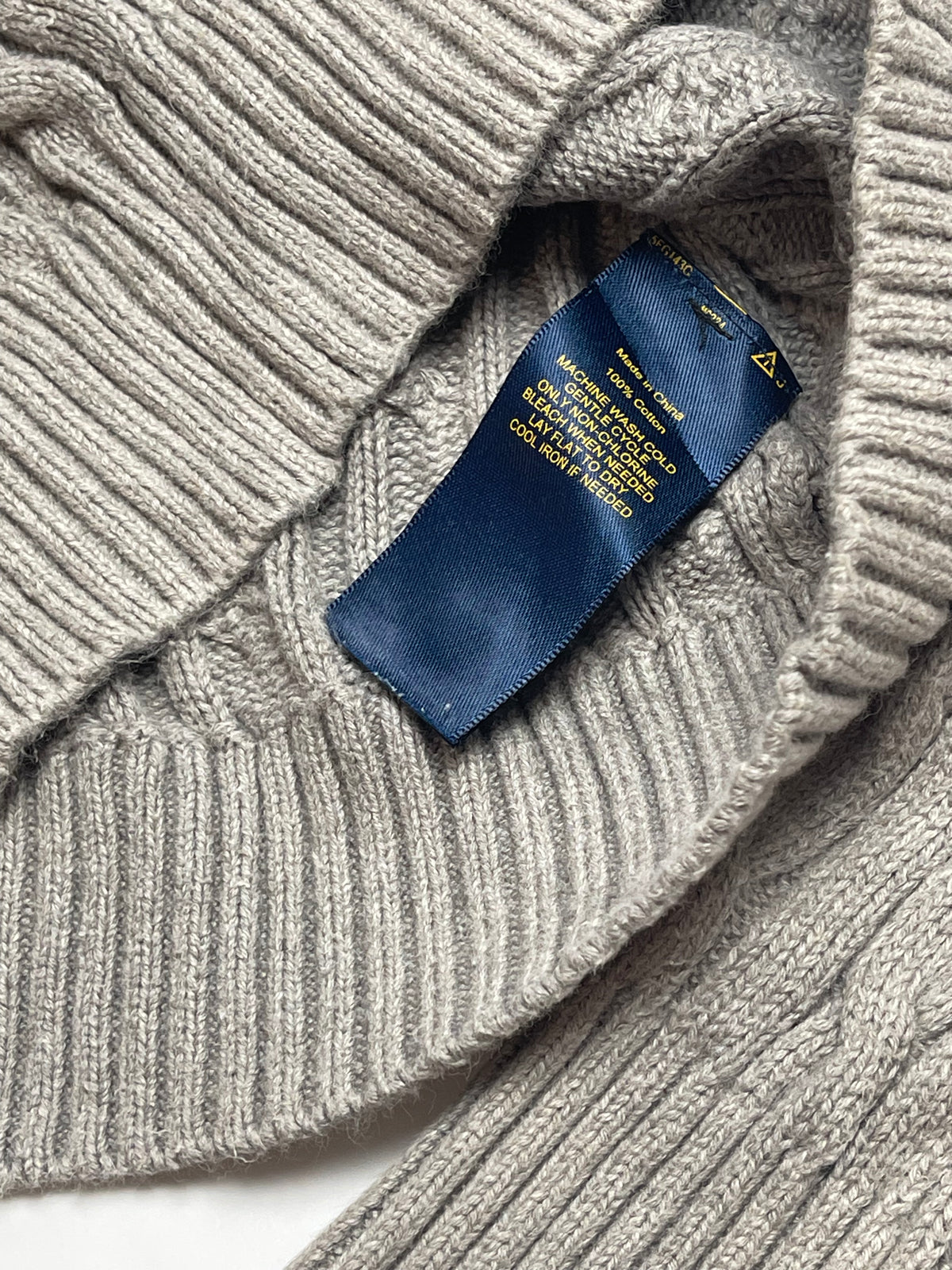 Polo Ralph Lauren Cable-Knit Cardigan — Oatmeal