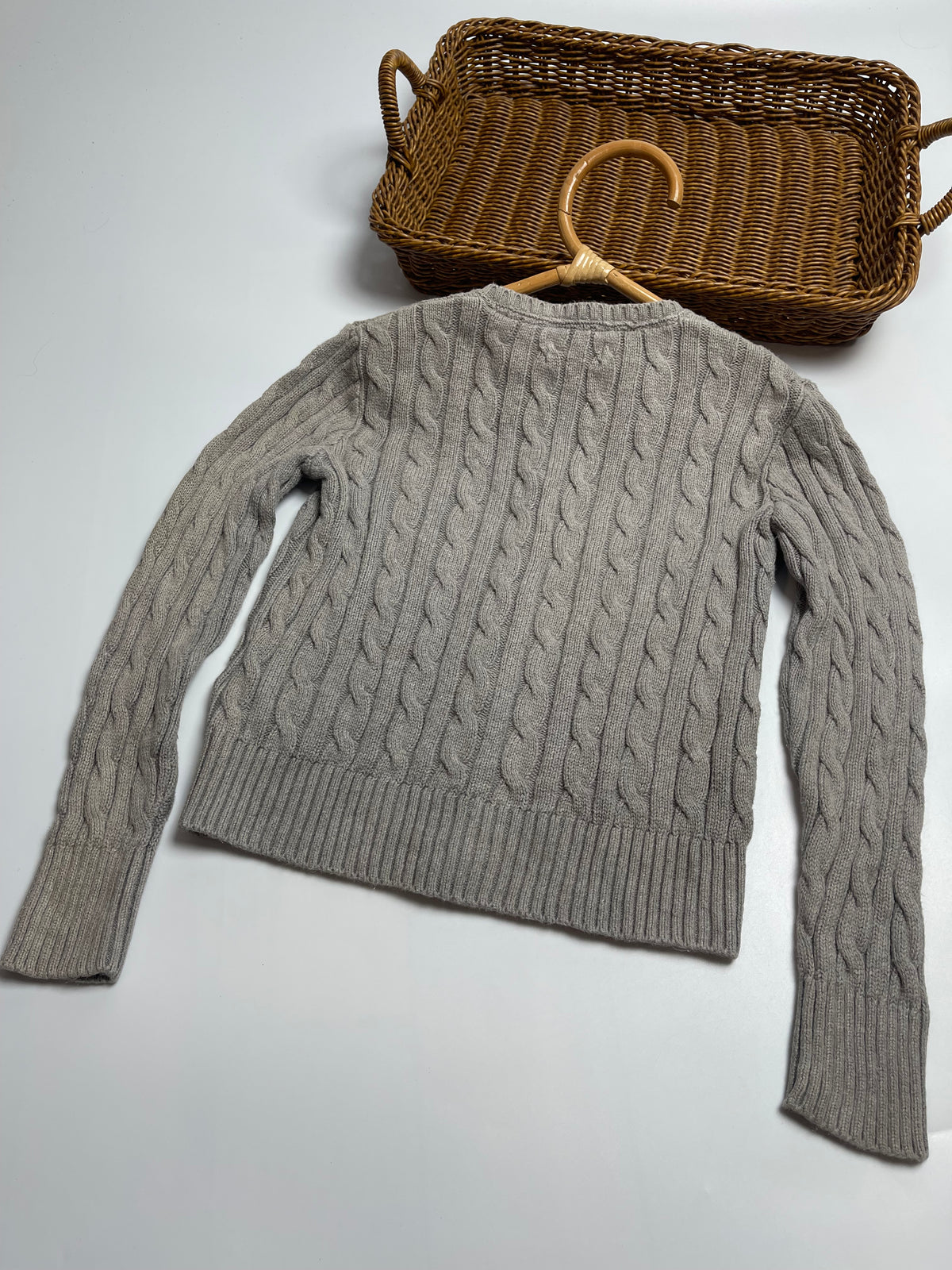 Polo Ralph Lauren Cable-Knit Cardigan — Oatmeal