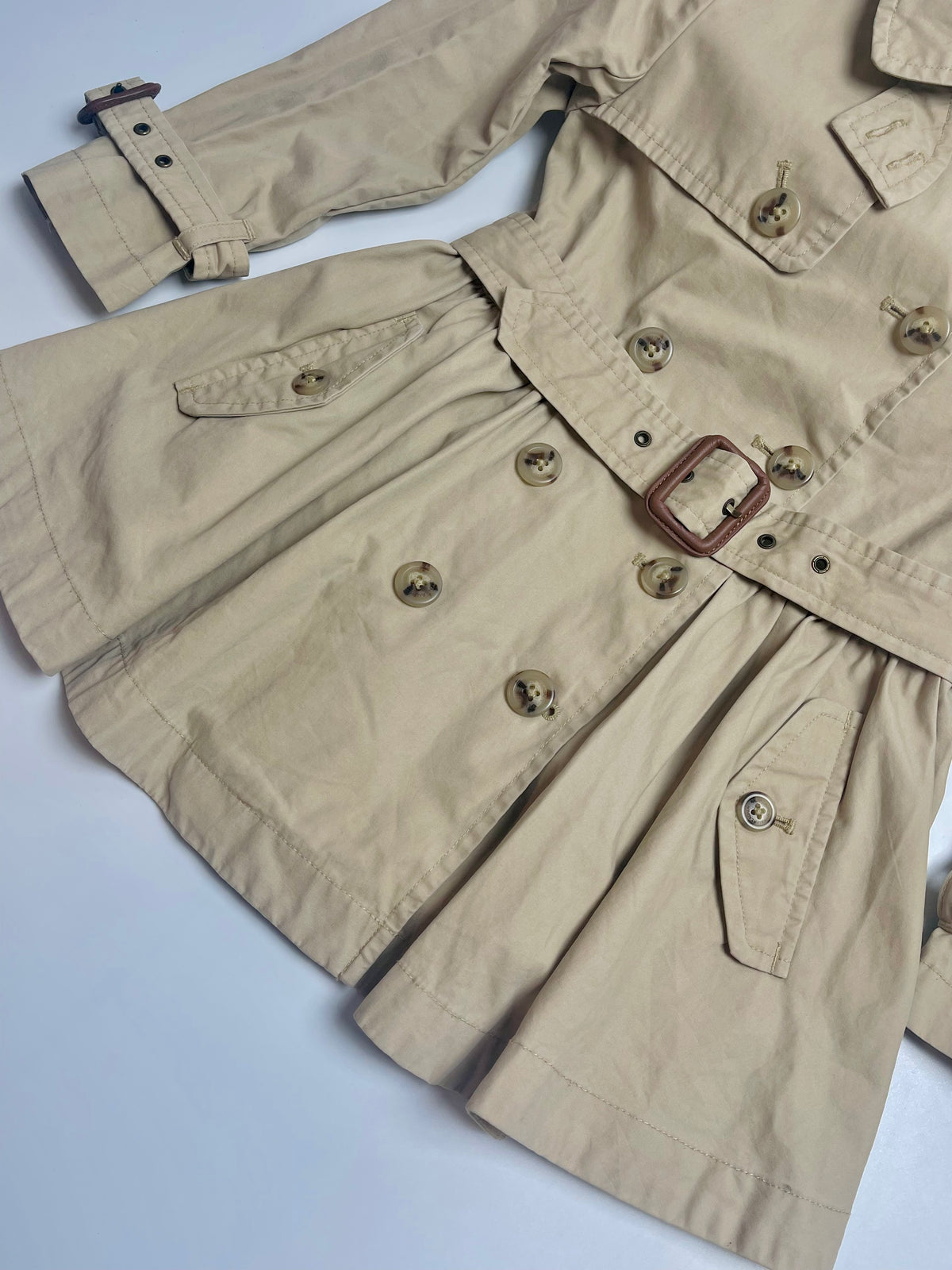 Ralph Lauren Beige Belted Trench Coat