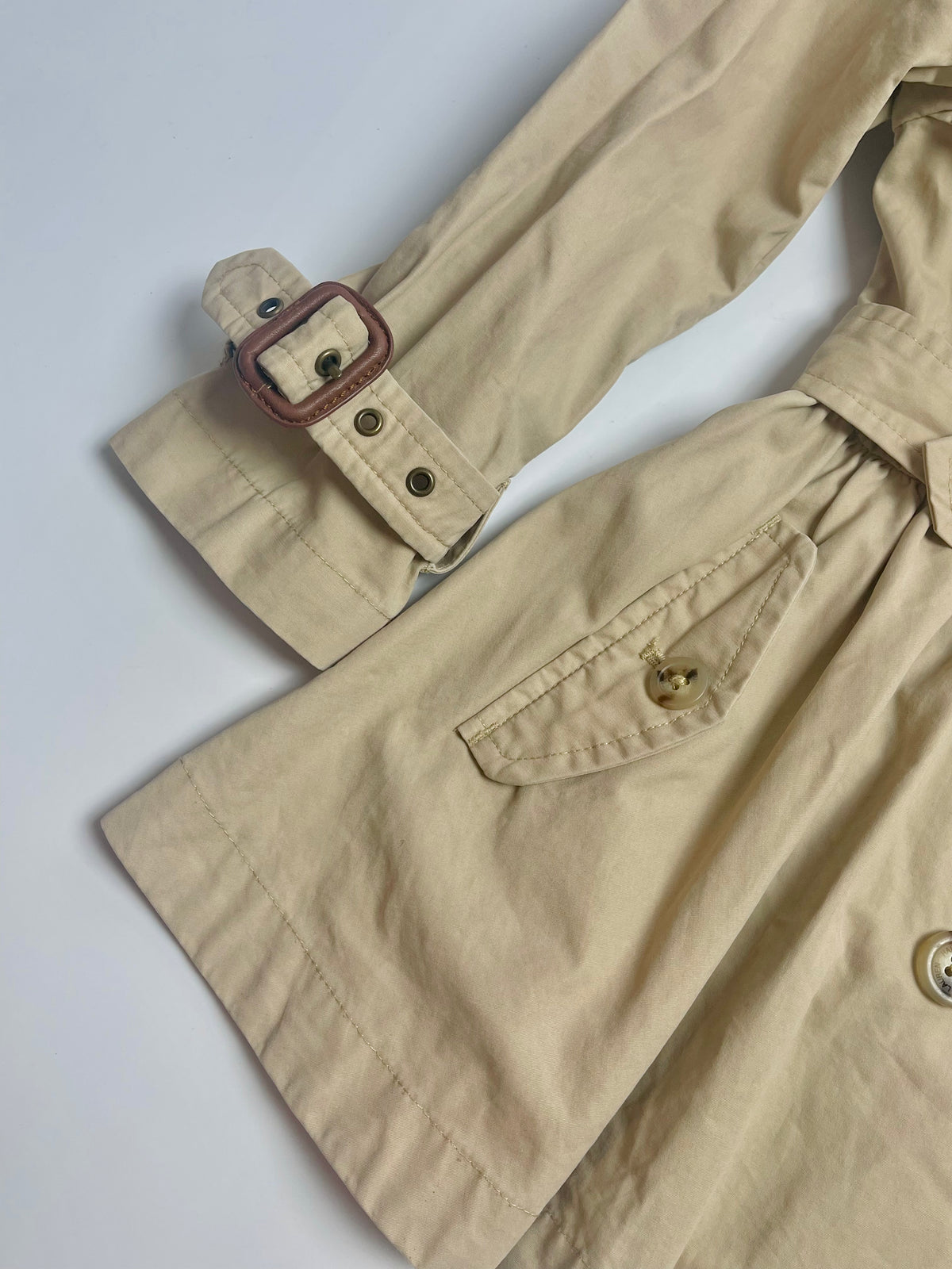Ralph Lauren Beige Belted Trench Coat