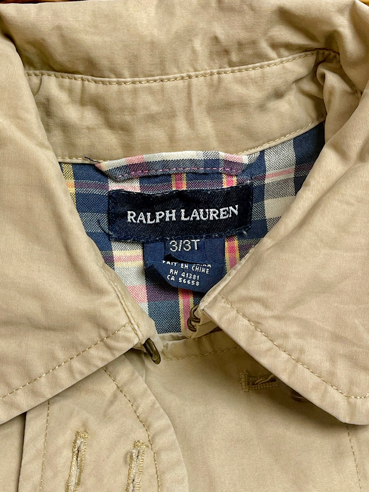 Ralph Lauren Beige Belted Trench Coat
