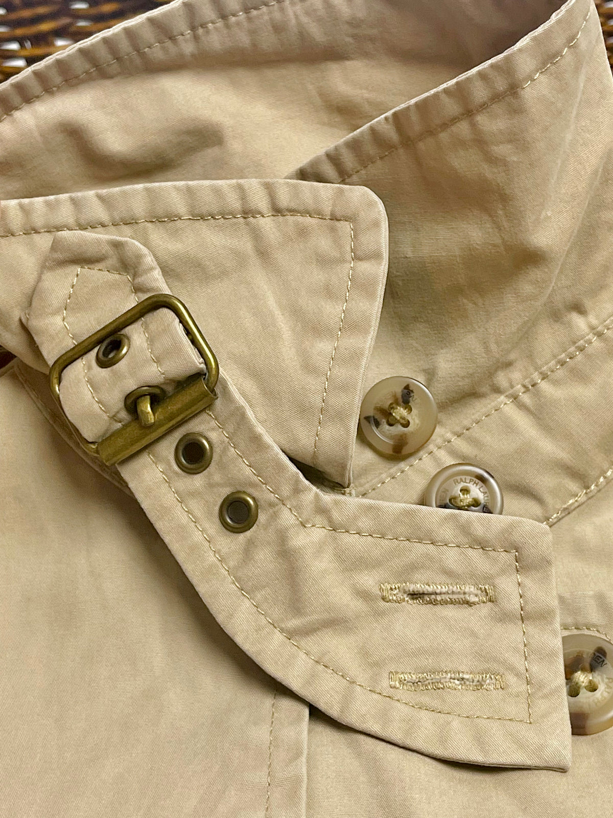 Ralph Lauren Beige Belted Trench Coat