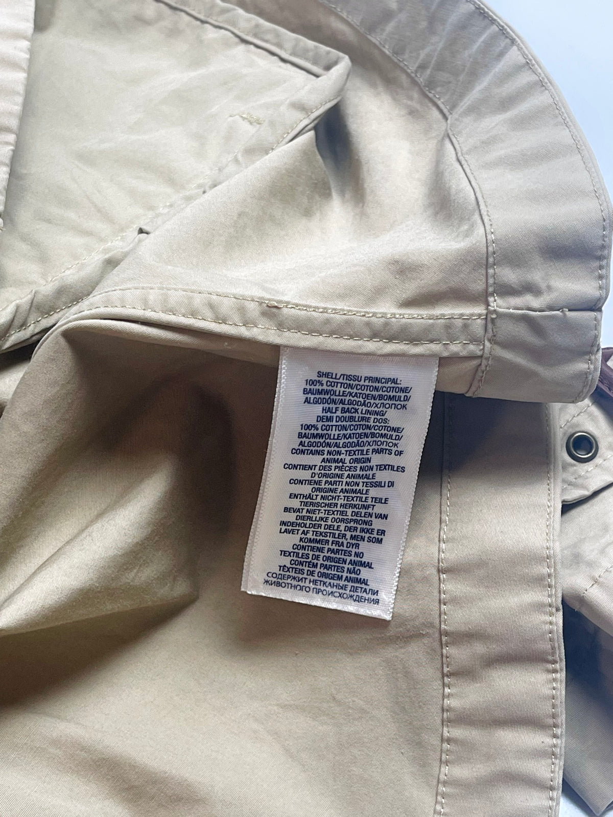 Ralph Lauren Beige Belted Trench Coat
