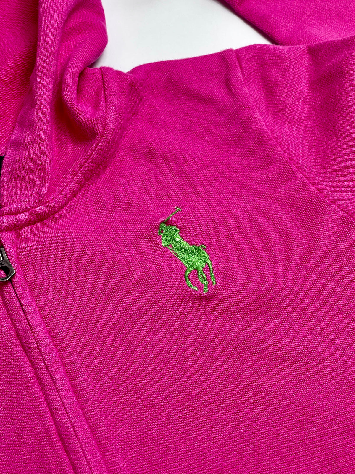 Ralph Lauren Hot Pink Zip-Up Hoodie