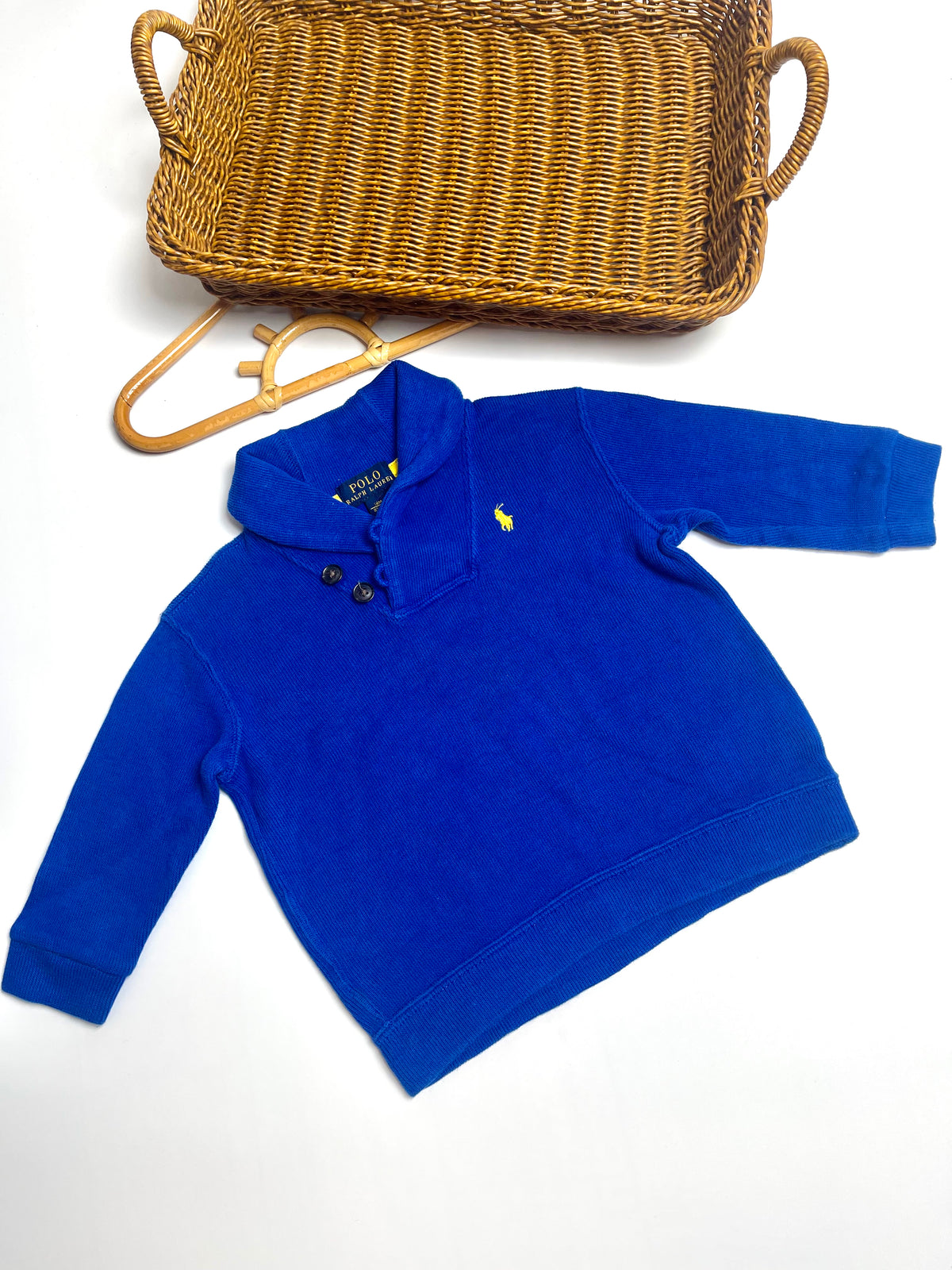 Polo Ralph Lauren Royal Blue Shawl-Collar Pullover | Baby/Kids