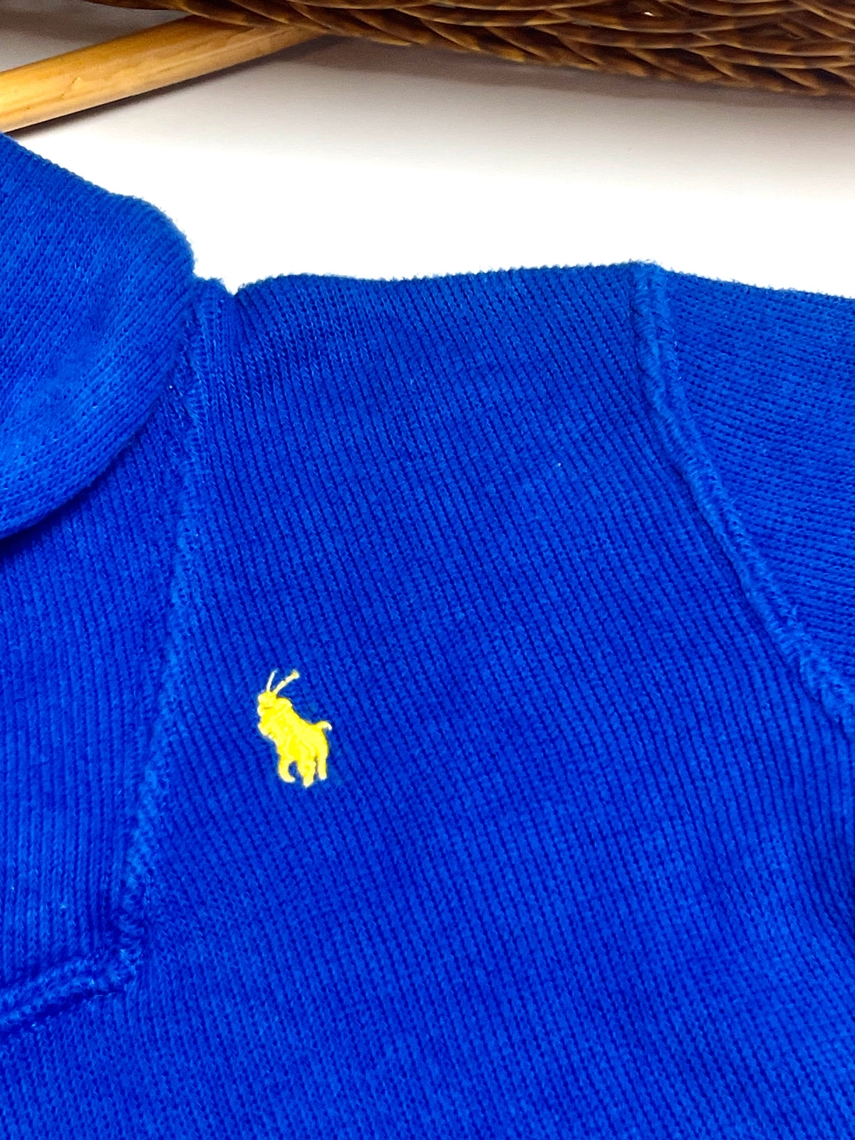 Polo Ralph Lauren Royal Blue Shawl-Collar Pullover | Baby/Kids
