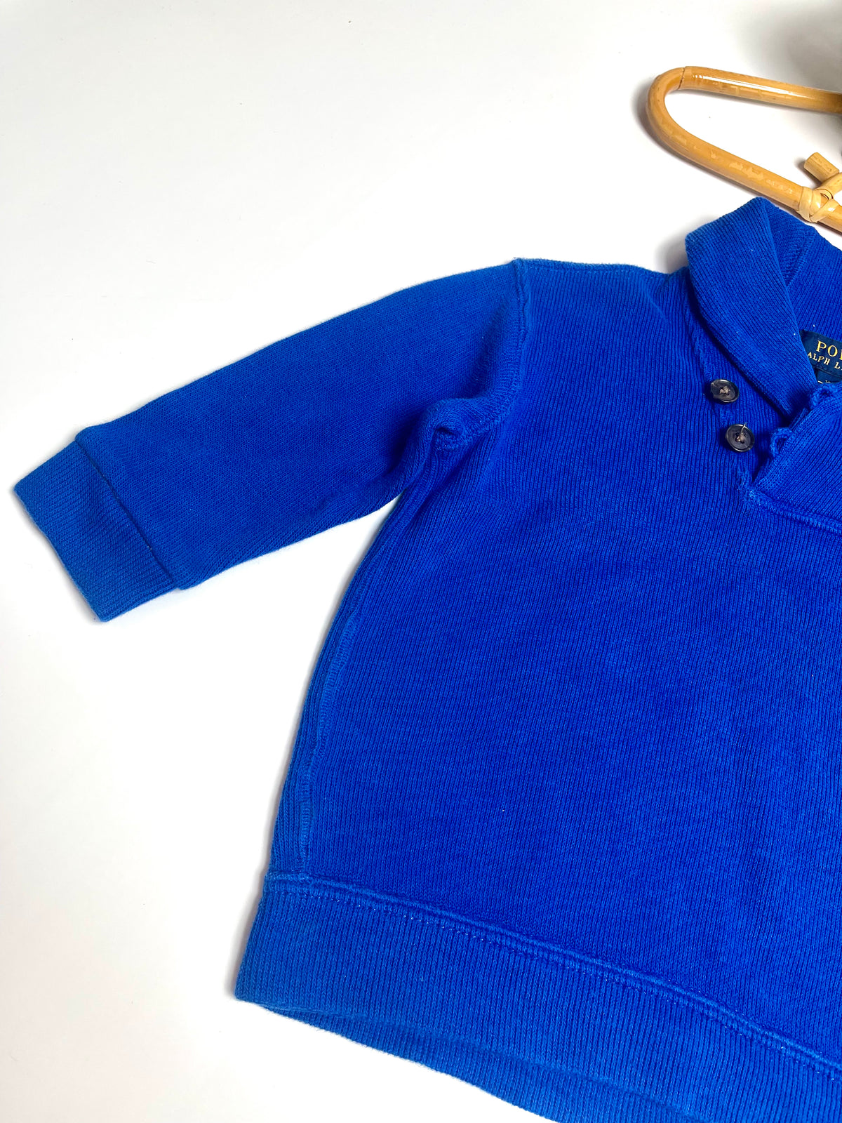 Polo Ralph Lauren Royal Blue Shawl-Collar Pullover | Baby/Kids