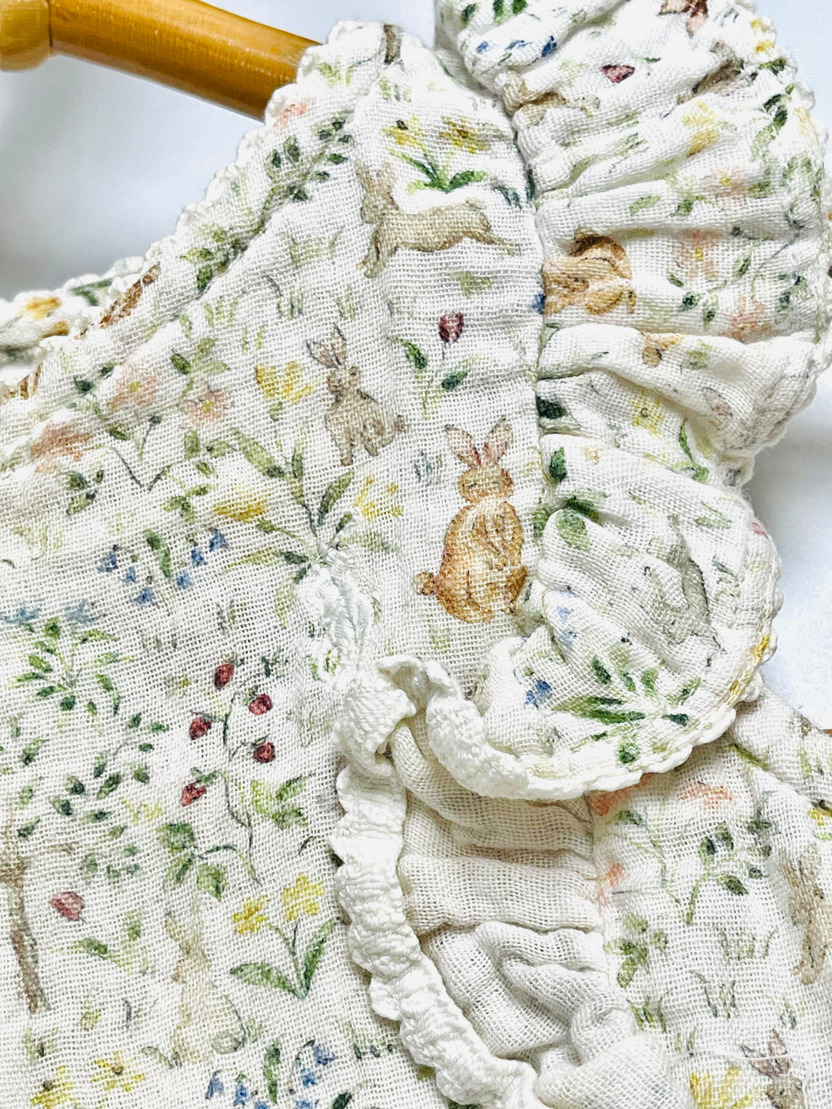 Ralph Lauren Floral Bunny Print Bubble Romper