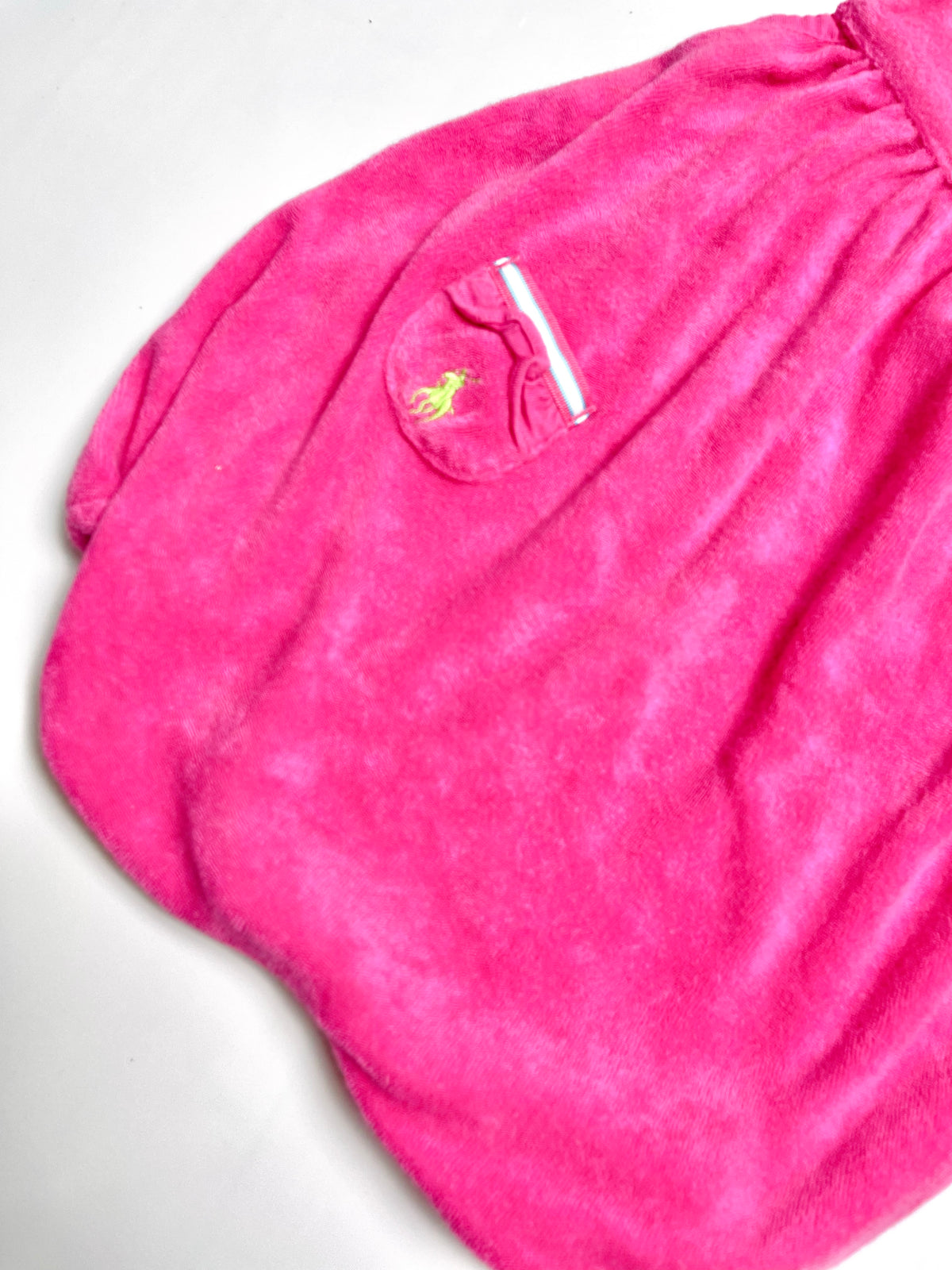 Ralph Lauren Pink Terry Bubble Romper