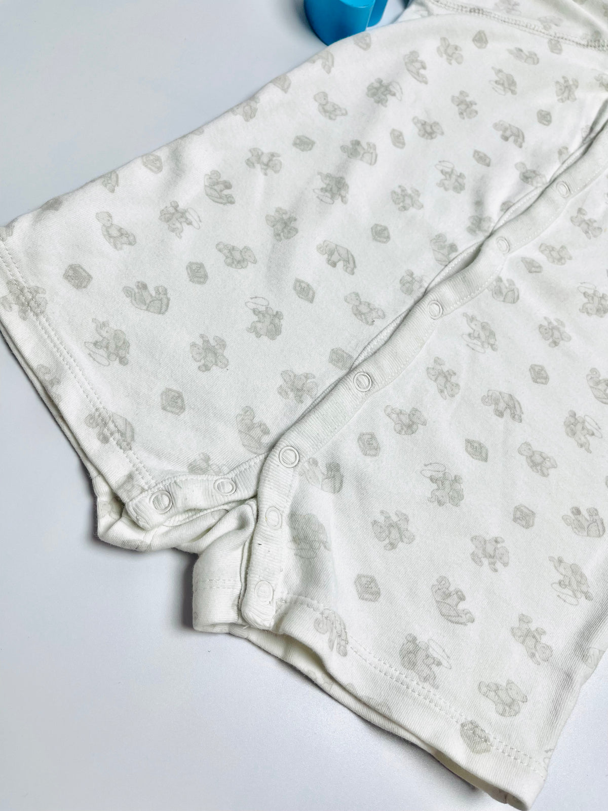 Ralph Lauren Teddy Bear Print Baby Romper