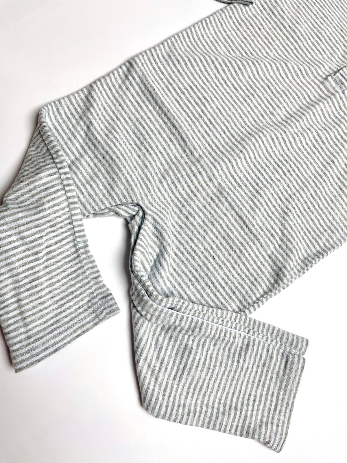 Ralph Lauren Grey & White Striped One-Piece