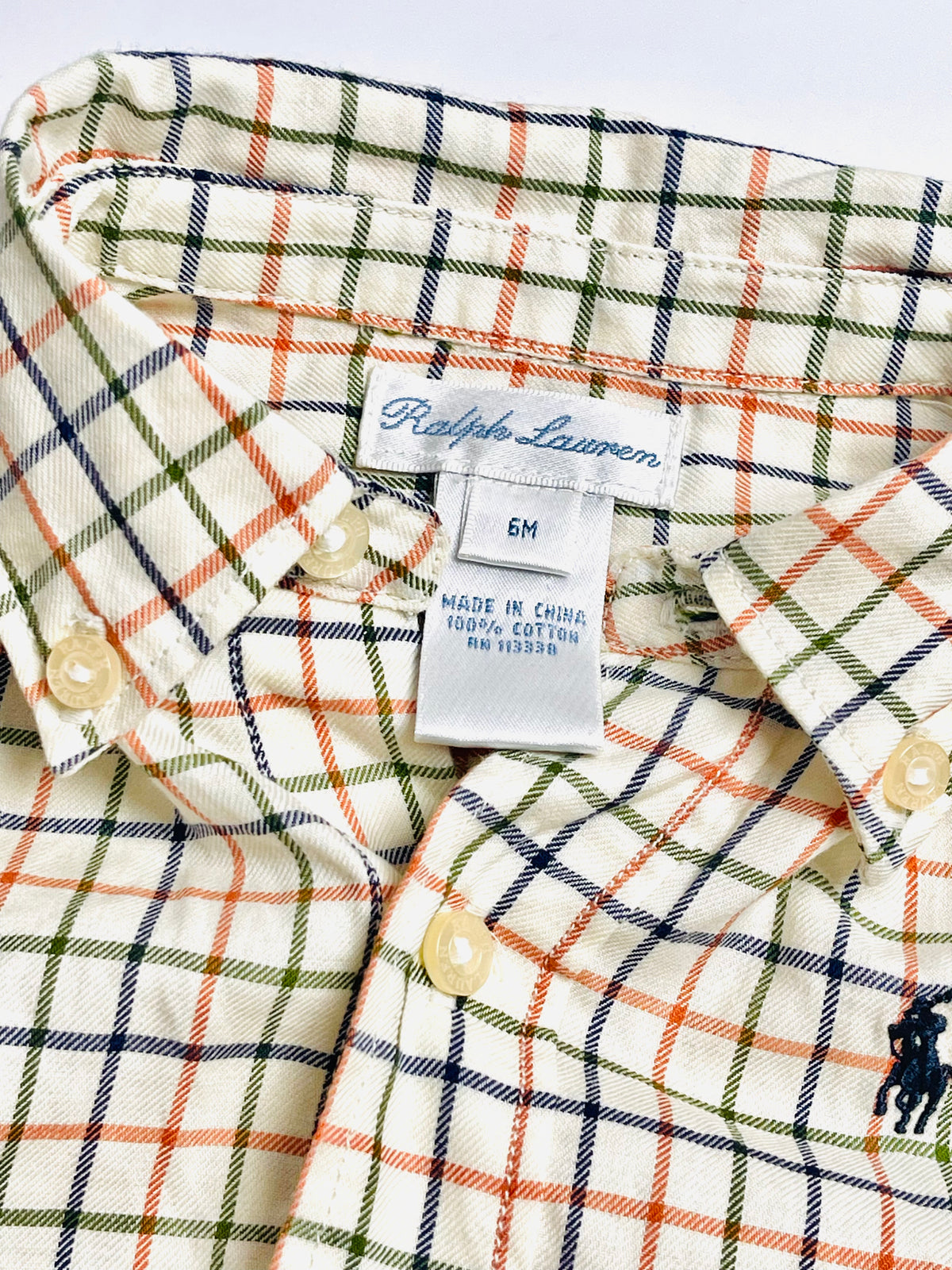 Ralph Lauren Multicolor Plaid Button-Down Shirt